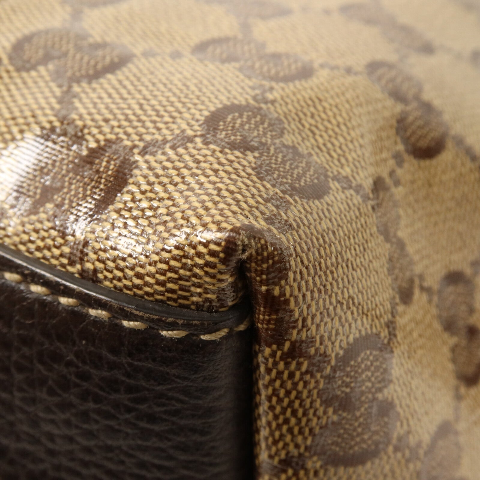 GUCCI 塗層帆布2 Way Shoulder手挽肩背兩用袋