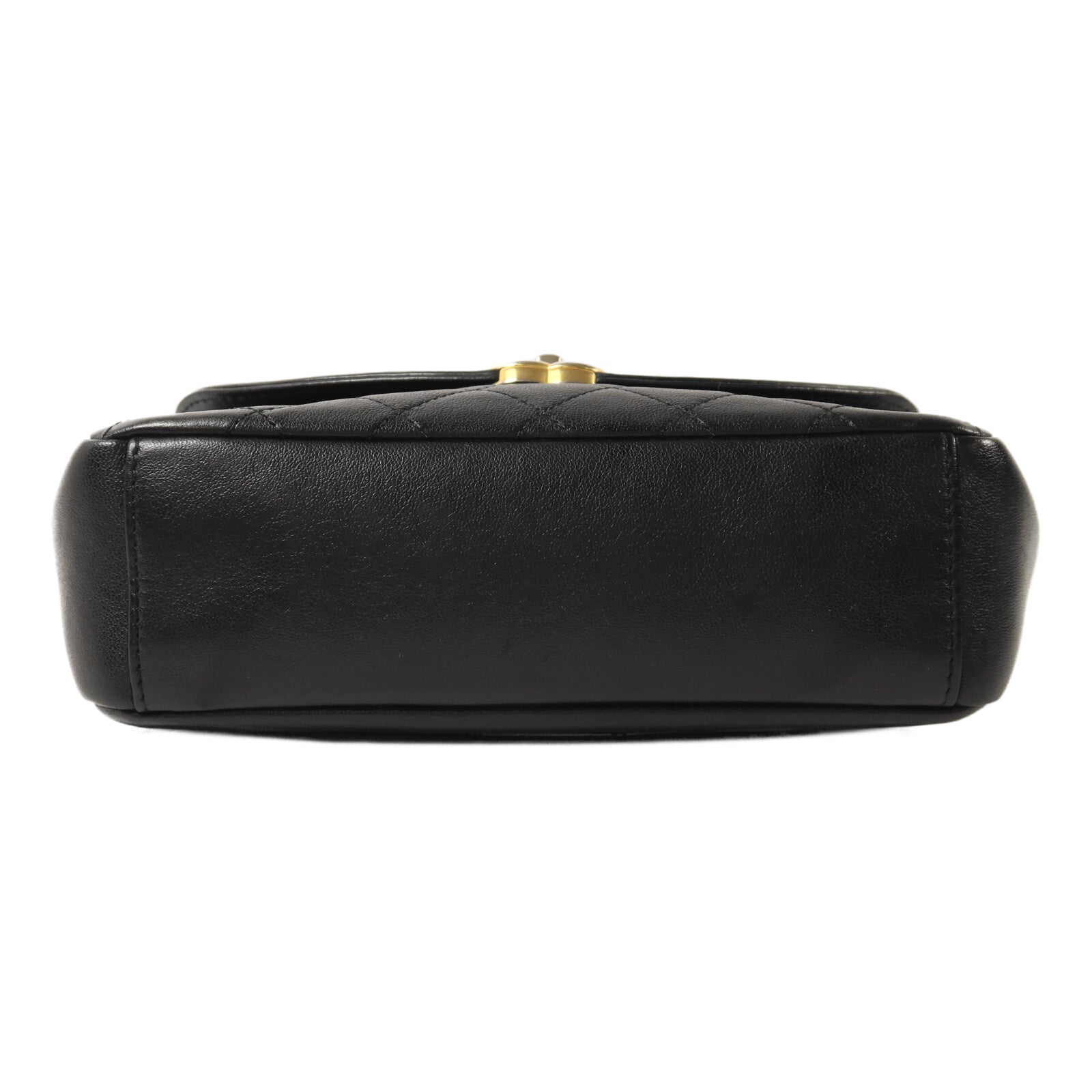CHANEL 羊皮皮革Shoulder Bag金扣鏈帶肩背袋