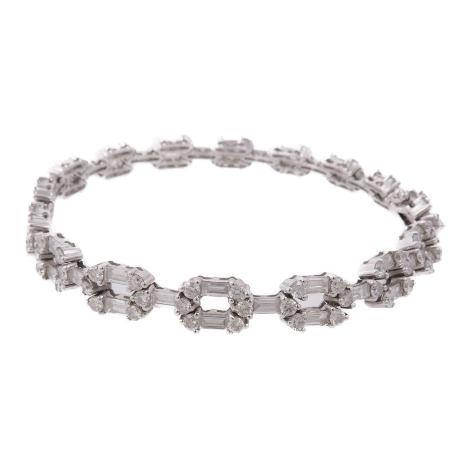 JEWELRY 18K白金Diamond Bracelet鑽石手鏈