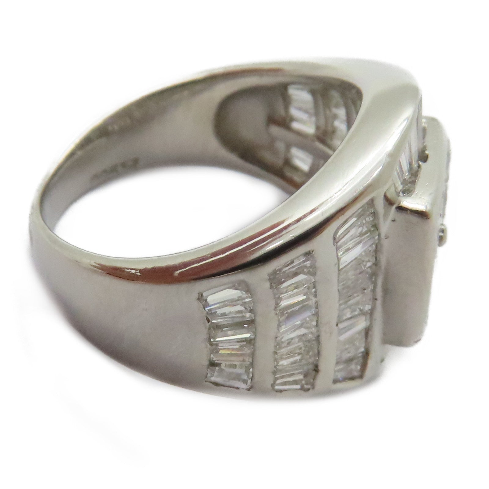 JEWELRY PT900鉑金Diamond Ring 1.03ct/1.54ct鑽石戒指US#5.25
