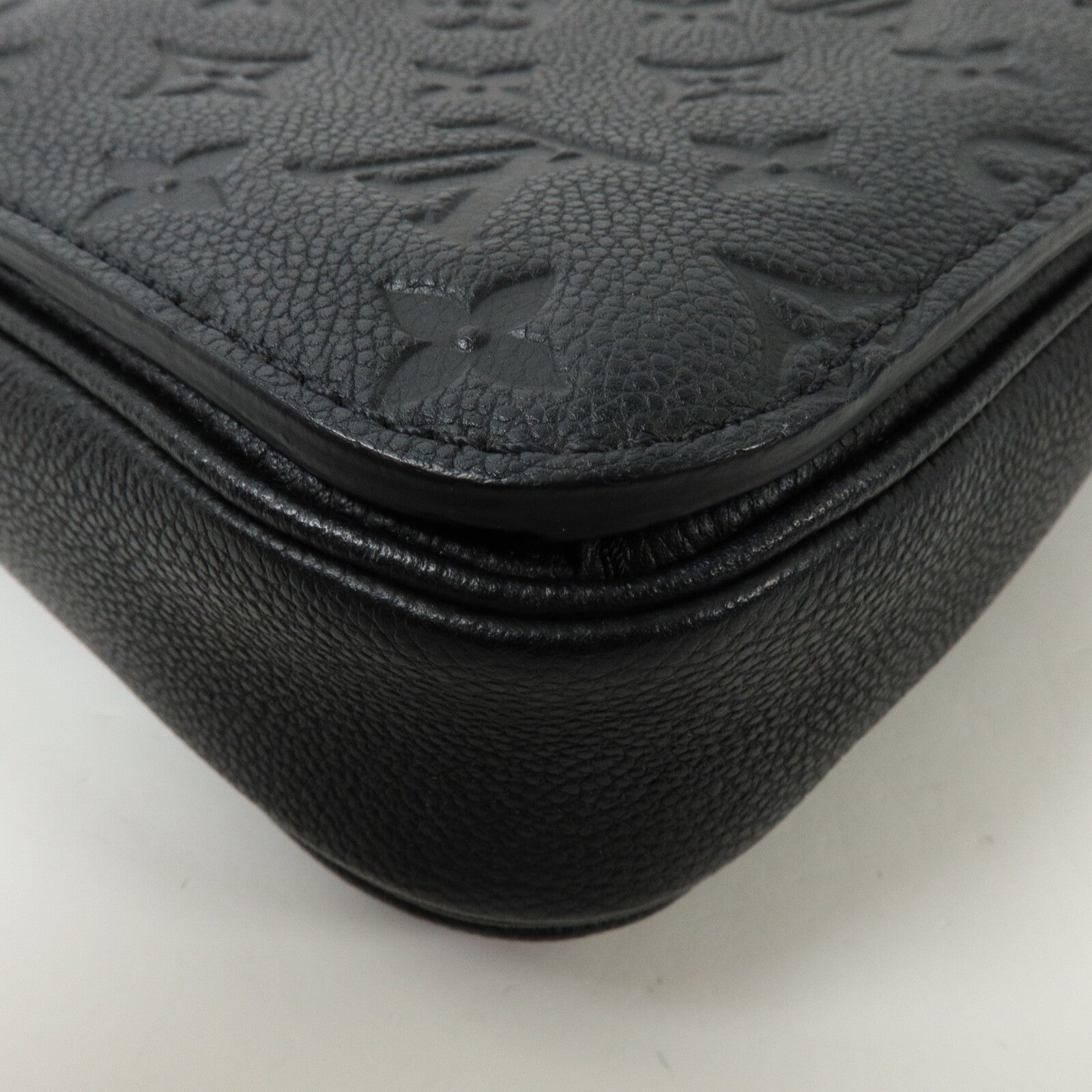 LOUIS VUITTON Monogram Empreinte Pochette Metis金扣手挽肩背兩用袋