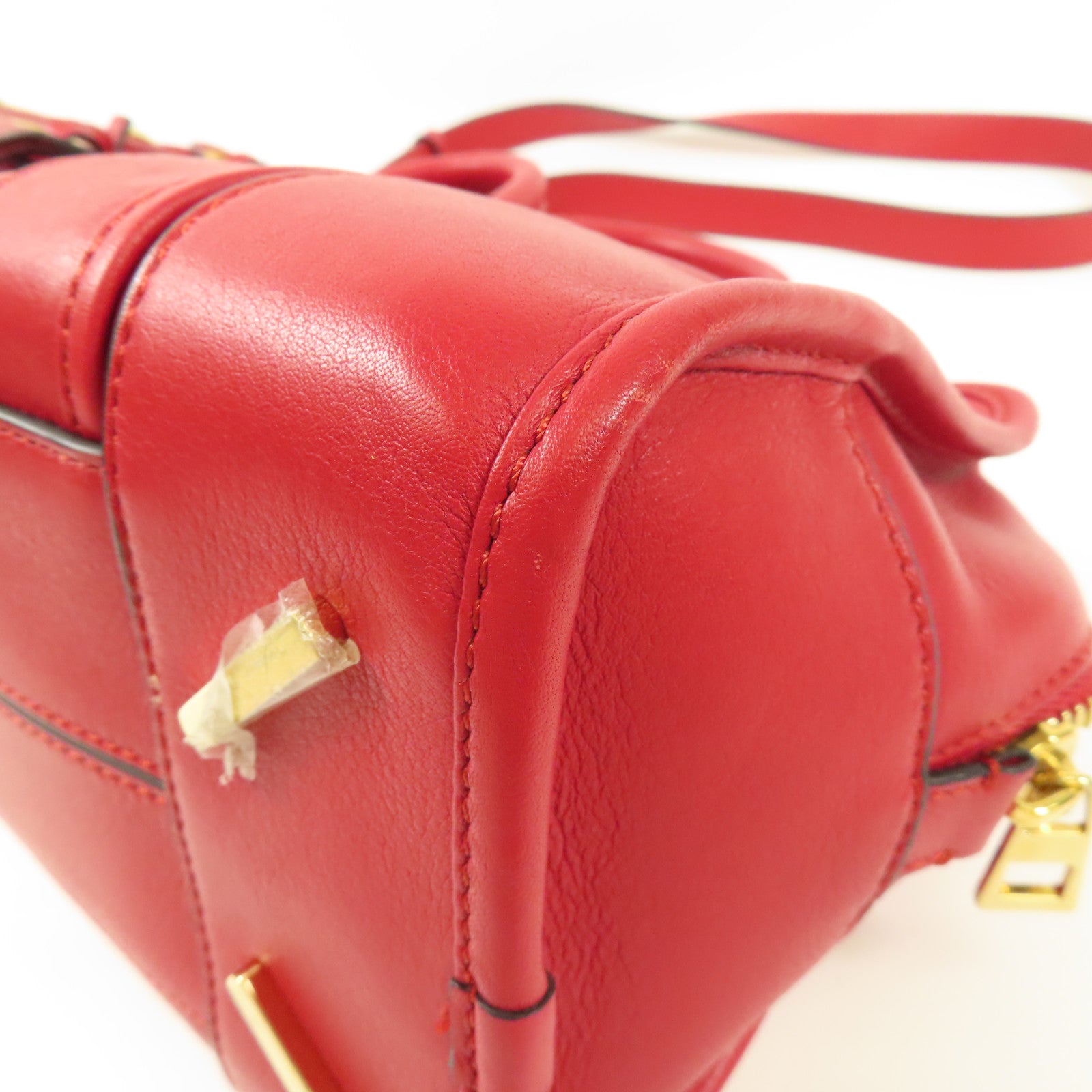 LOEWE 牛皮皮革Shoulder Bag金扣手挽肩背兩用袋