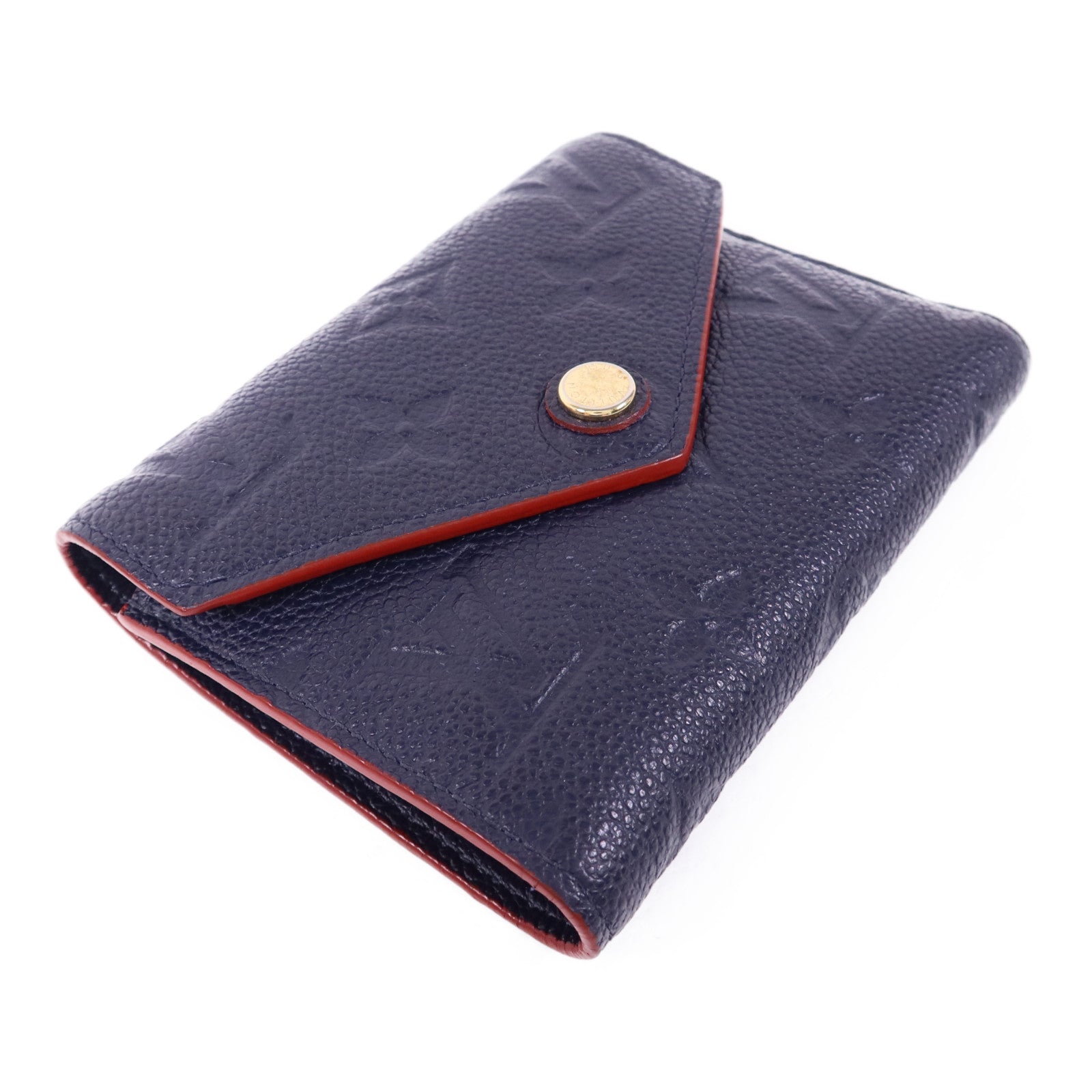 LOUIS VUITTON Monogram Empreinte Victorine金扣錢包