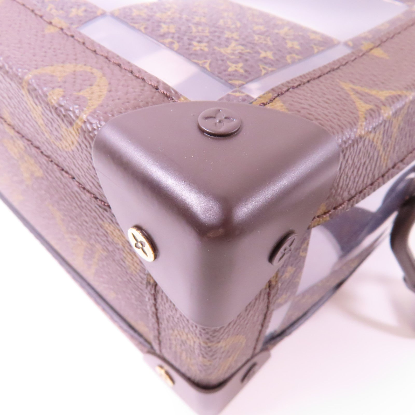 LOUIS VUITTON 【激減優惠】Monogram Cress Soft Trunk金扣肩背袋啡色