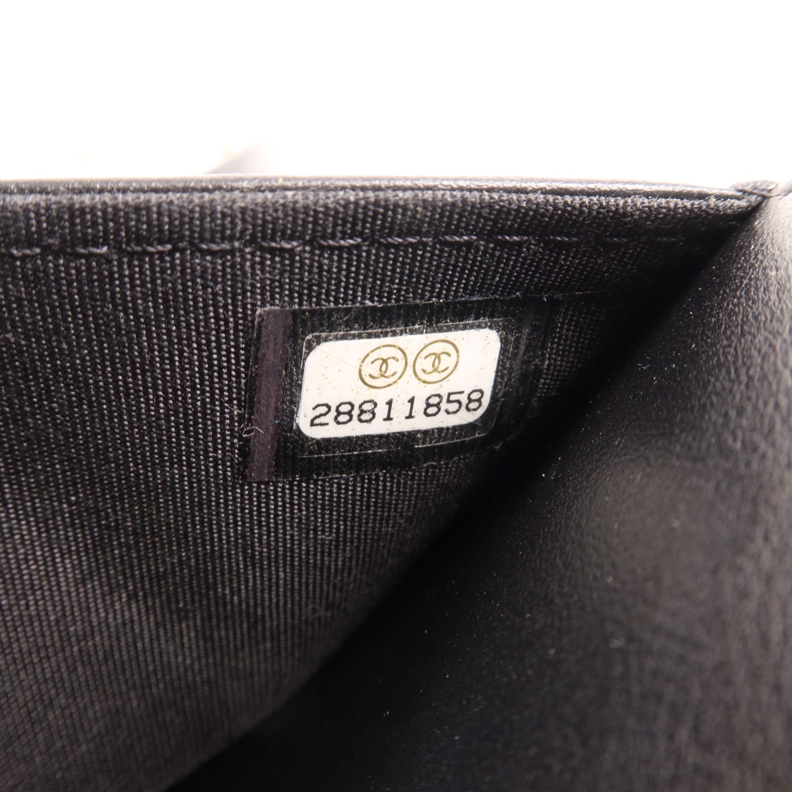 CHANEL 牛皮皮革Boy WOC Wallet On Chain金扣鏈帶肩背袋