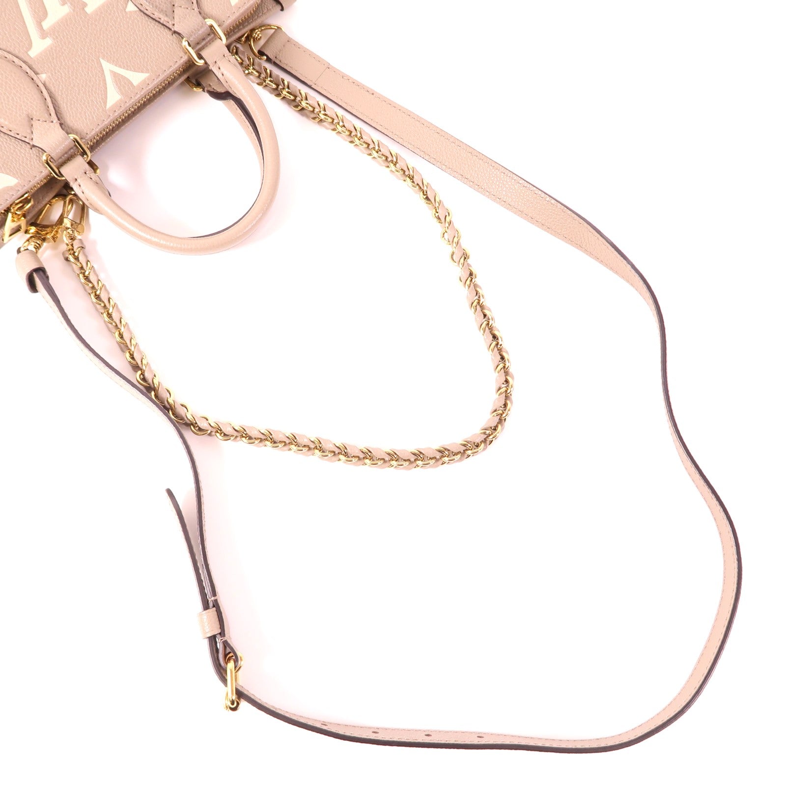 LOUIS VUITTON Monogram Empreinte On The Go East West金扣手挽肩背兩用袋