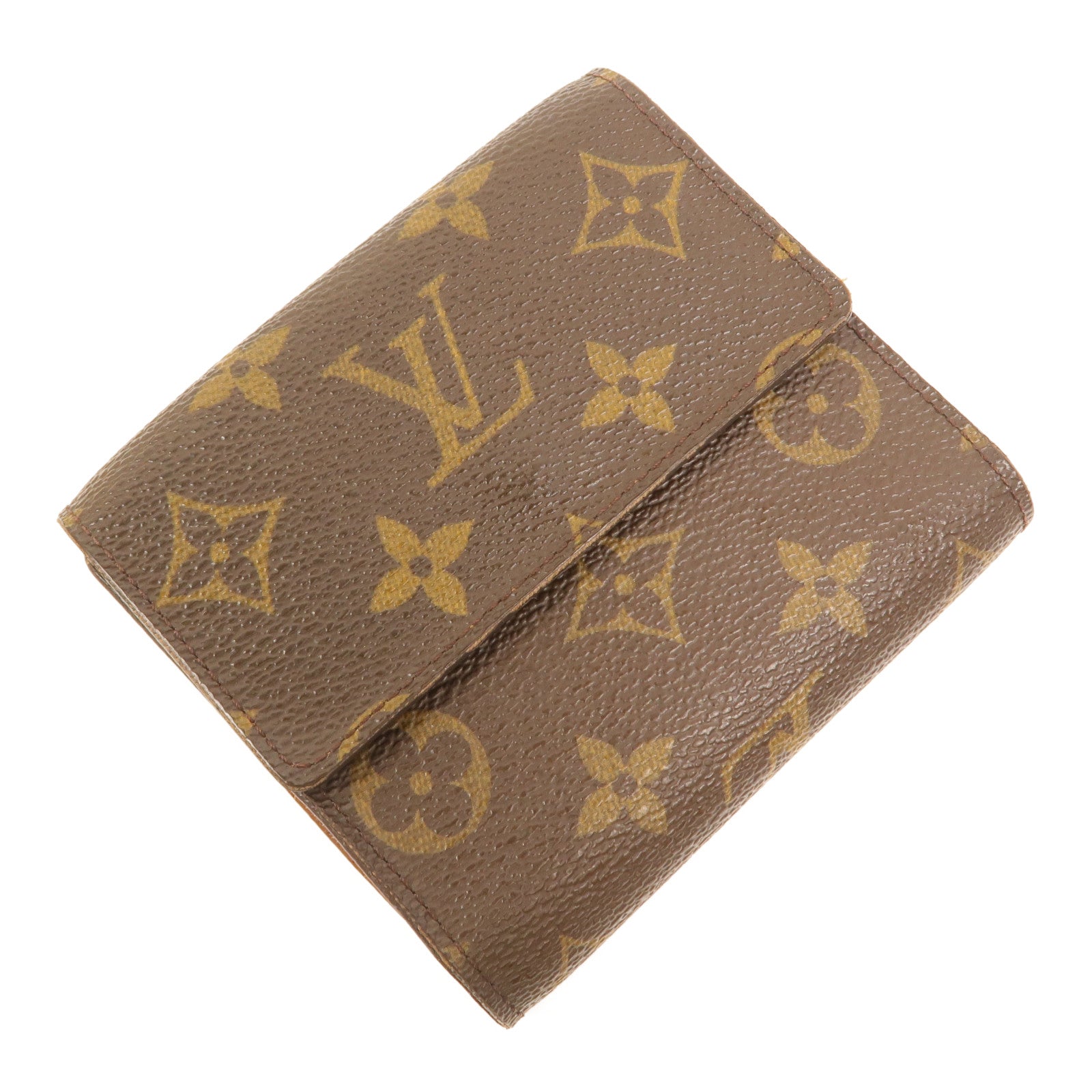 LOUIS VUITTON Monogram Portefeuille Elise Wallet金扣錢包
