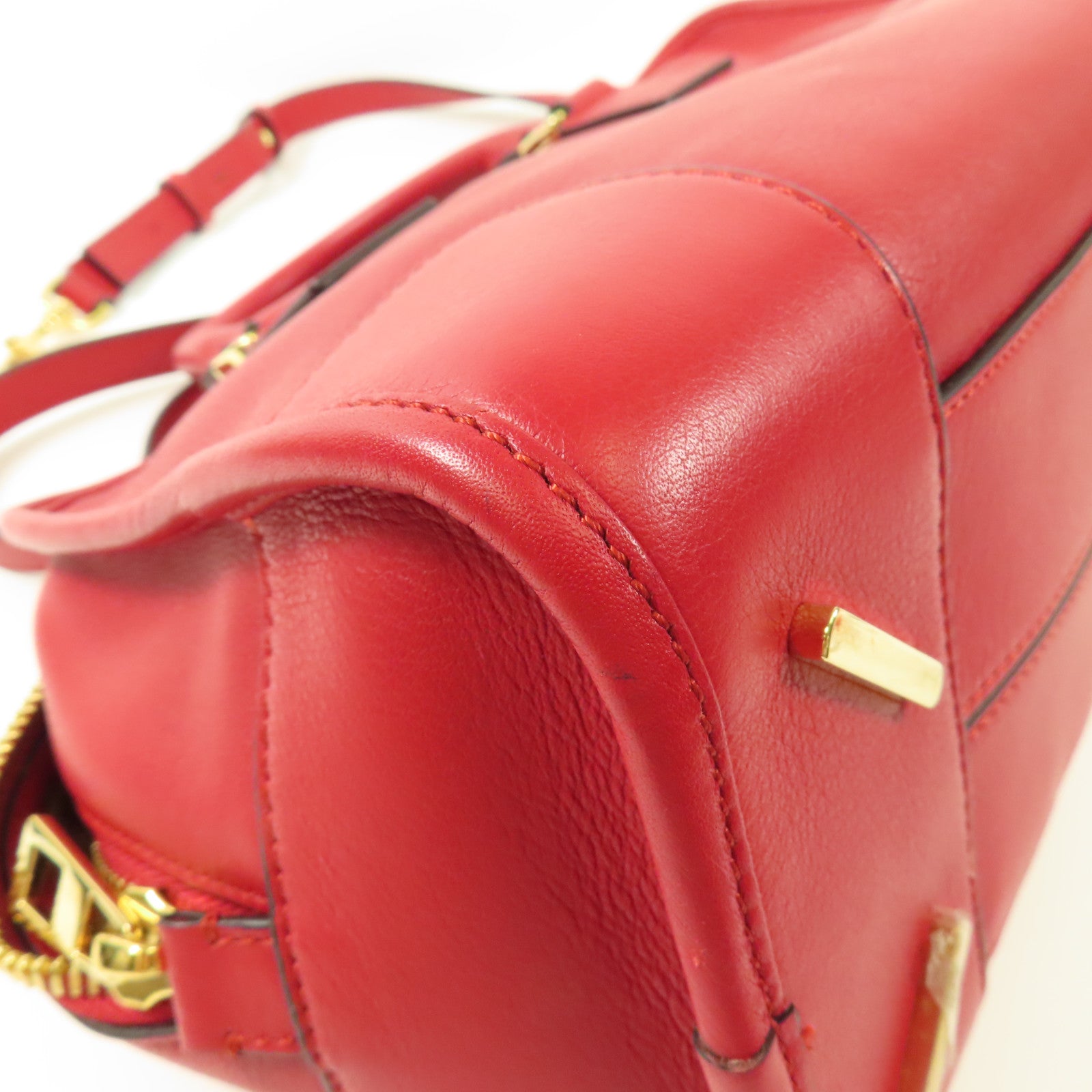 LOEWE 牛皮皮革Shoulder Bag金扣手挽肩背兩用袋