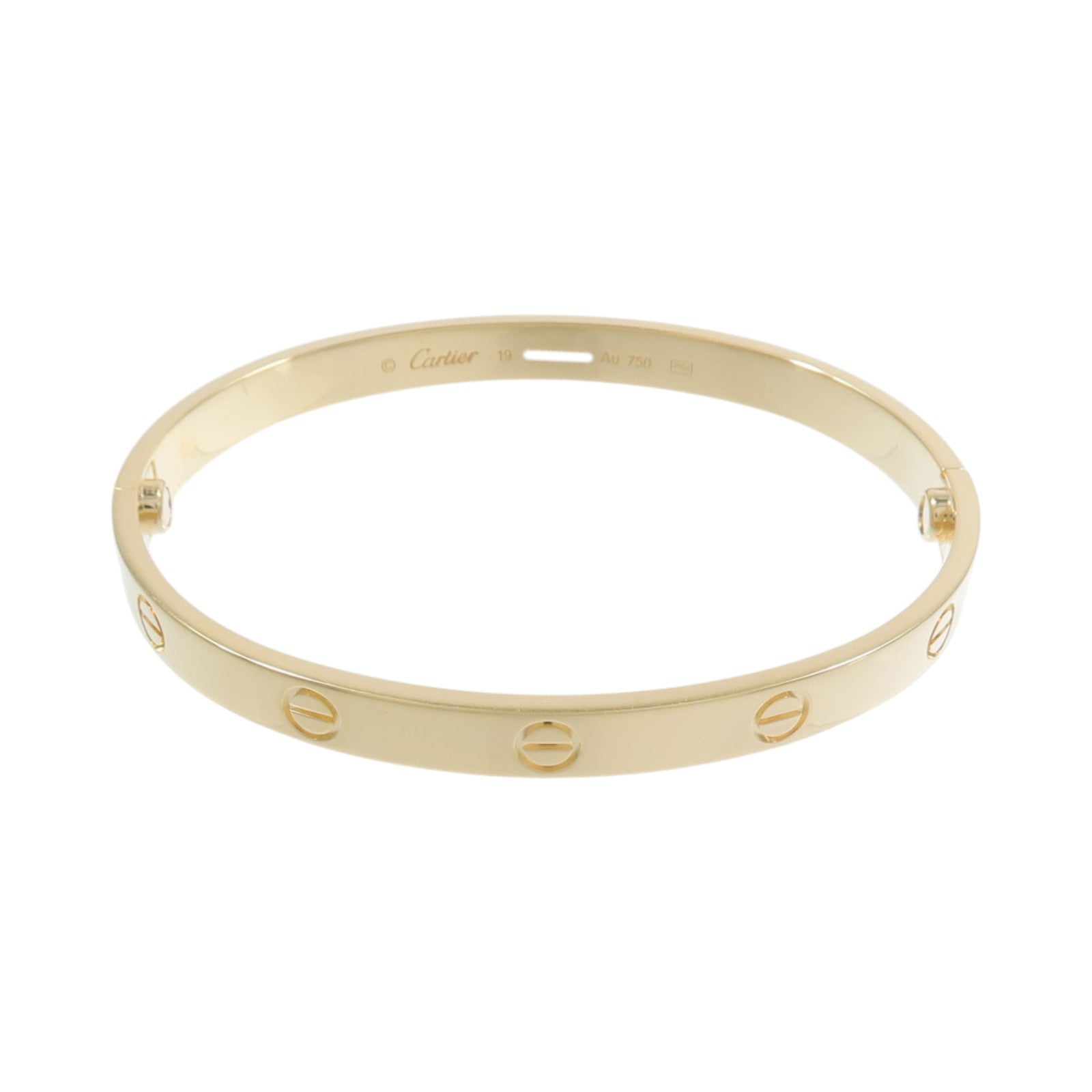 CARTIER 18K黃金Love Bracelet手鐲