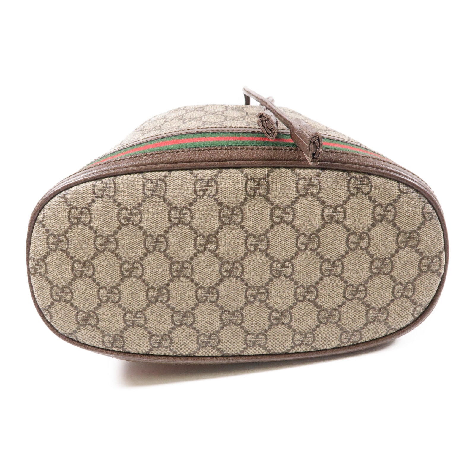 GUCCI 塗層帆布Shoulder Bag金扣肩背袋