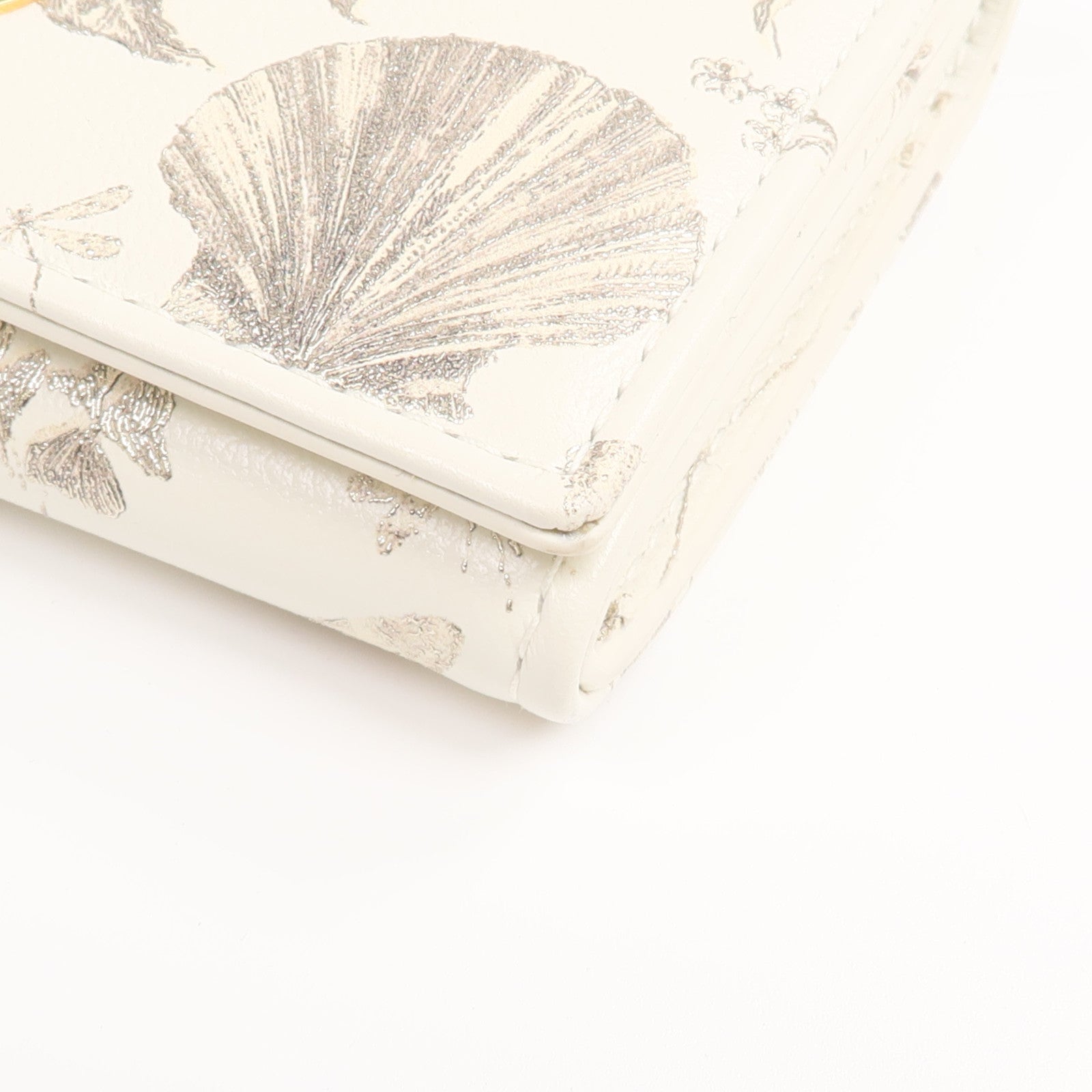 Dior 牛皮皮革Wallet金扣錢包