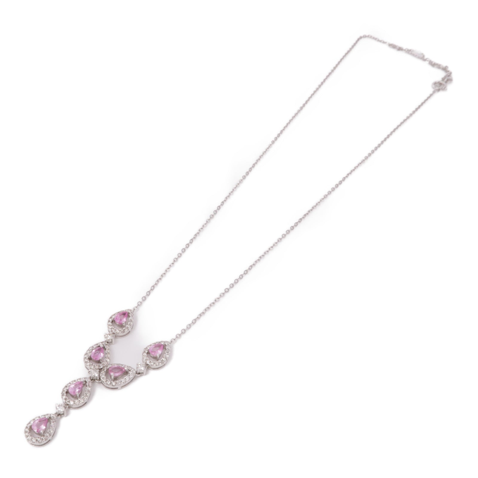 JEWELRY 18K白金Diamond Necklace鑽石項鍊