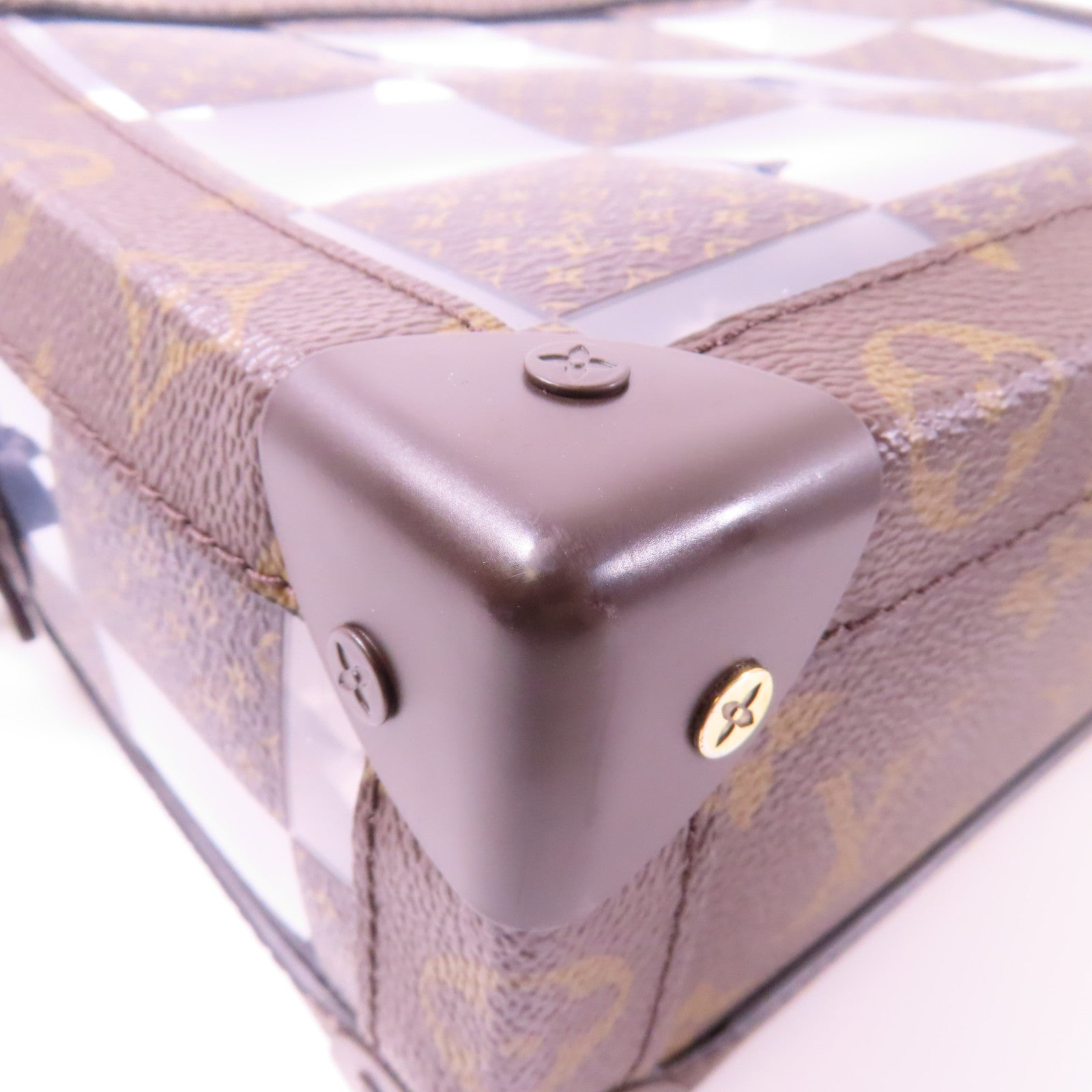 LOUIS VUITTON 【激減優惠】Monogram Cress Soft Trunk金扣肩背袋啡色