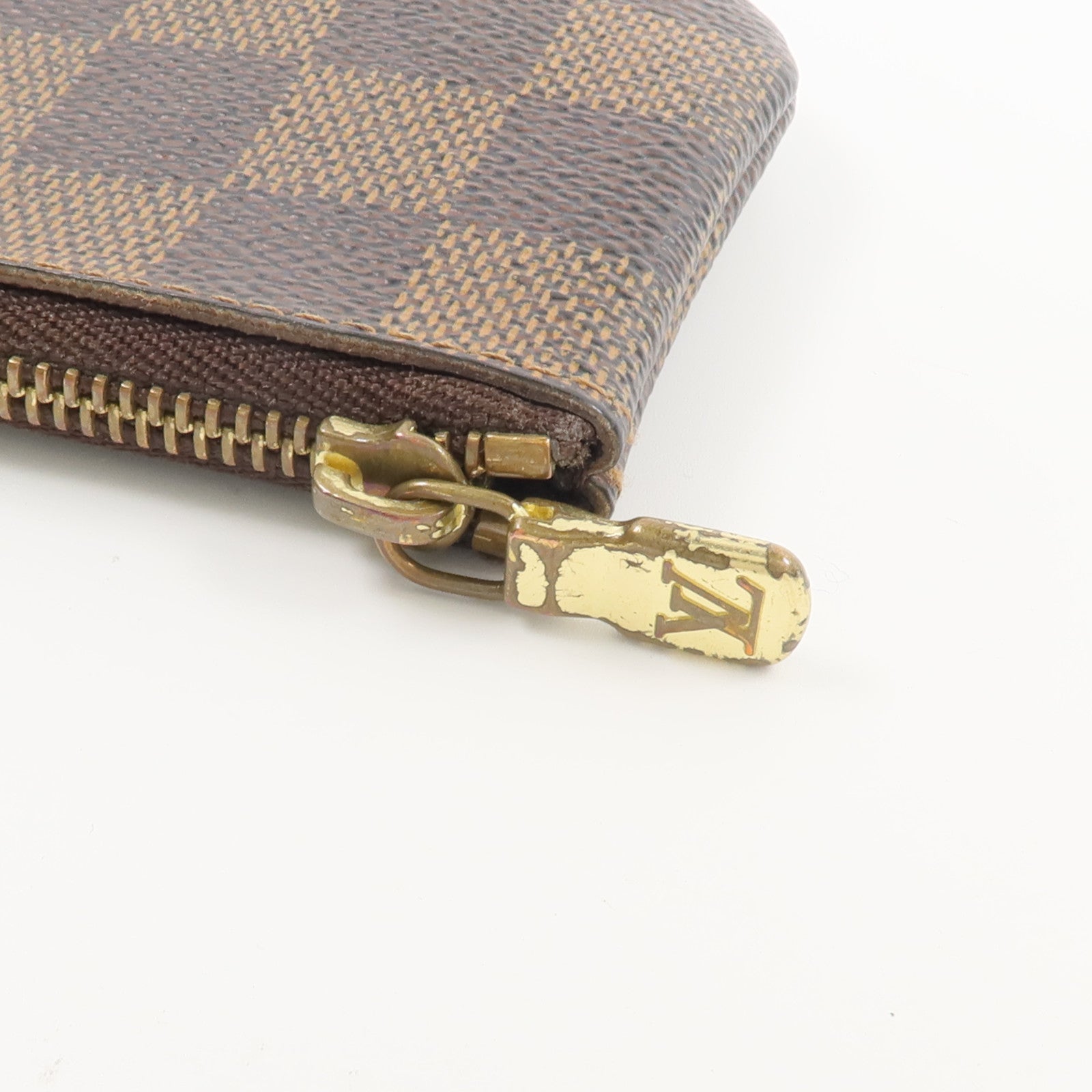 LOUIS VUITTON Damier Pochette Cles零錢包