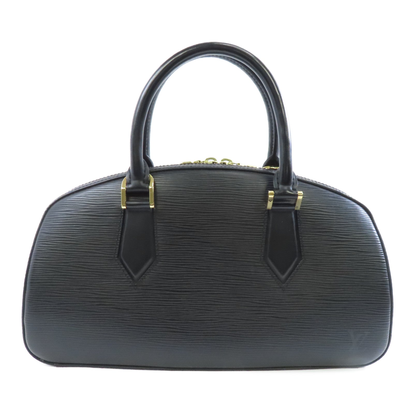 LOUIS VUITTON Epi Jasmin金扣手挽袋黑色