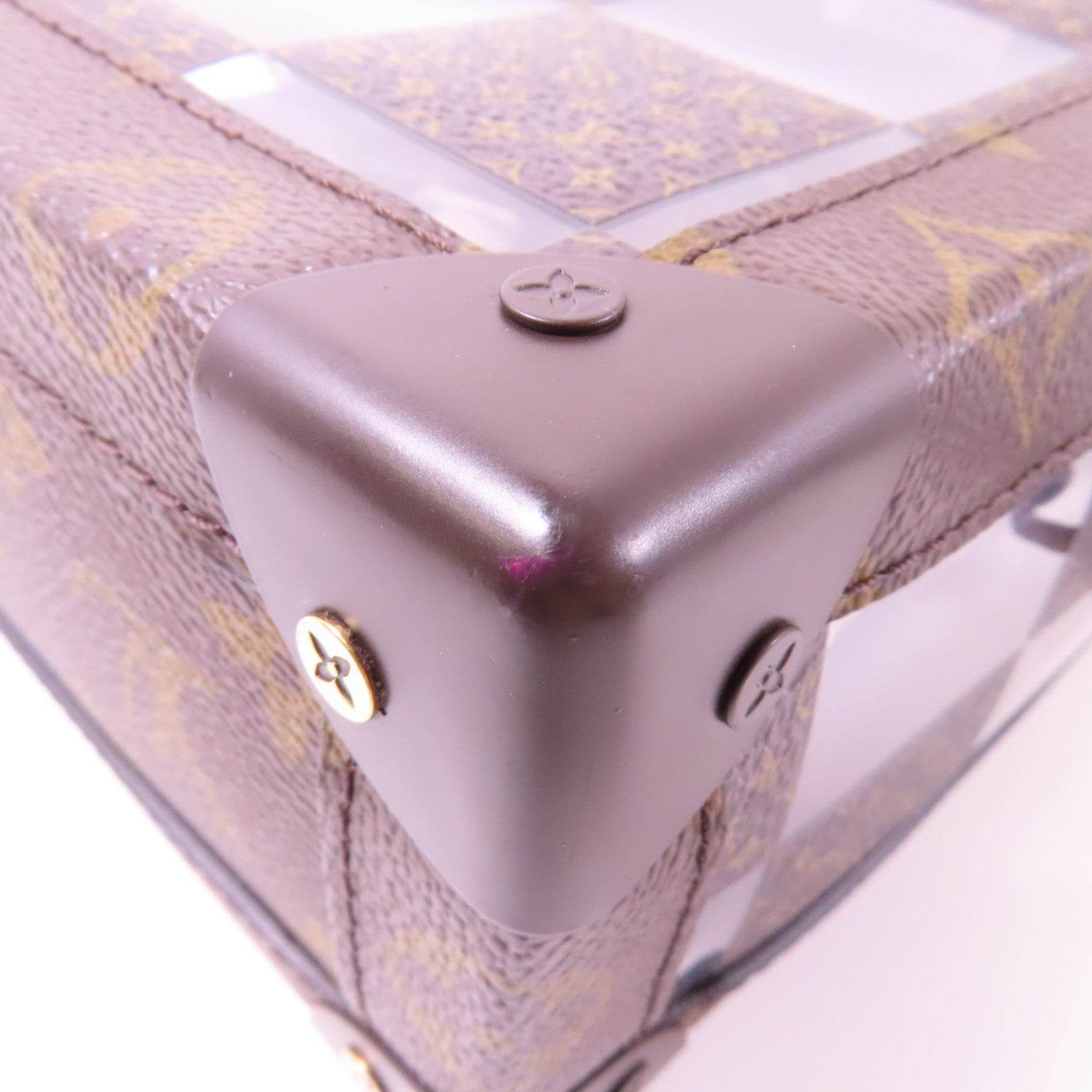 LOUIS VUITTON 【激減優惠】Monogram Cress Soft Trunk金扣肩背袋啡色