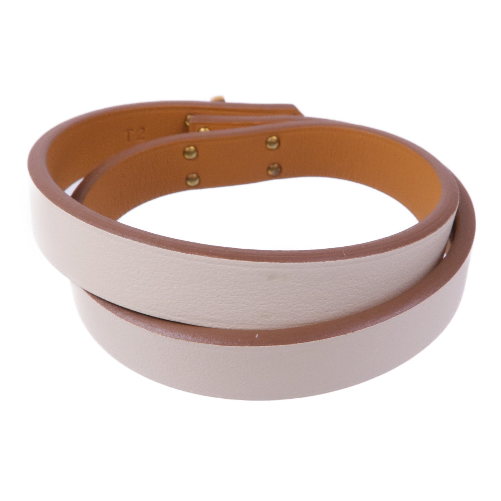 HERMES Swift皮革Mini Kelly Double Tour Bracelet金扣手帶