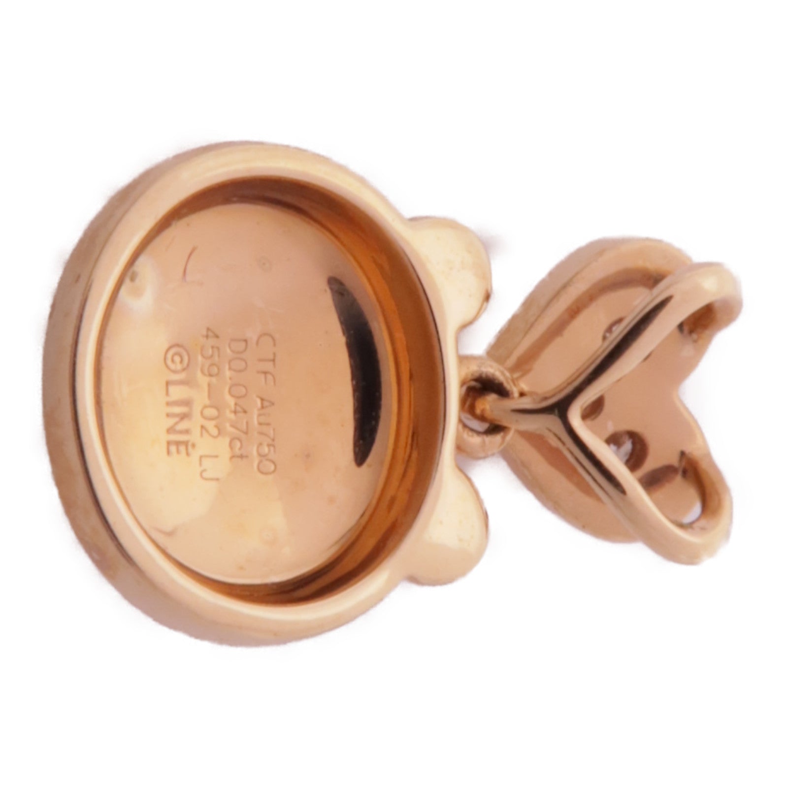 JEWELRY 18K玫瑰金Diamond Pendant鑽石吊墜