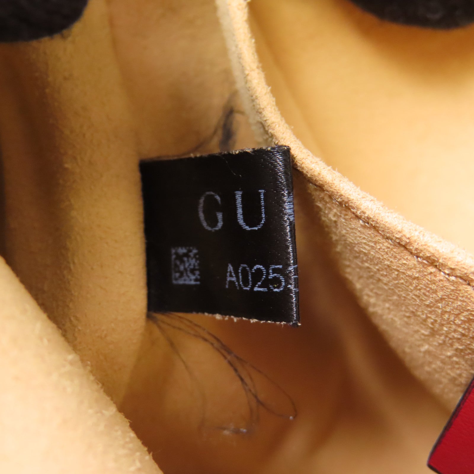 GUCCI GG GHW GG Marmont Mini Shoulder Bag 448065 Calfskin Leather Red