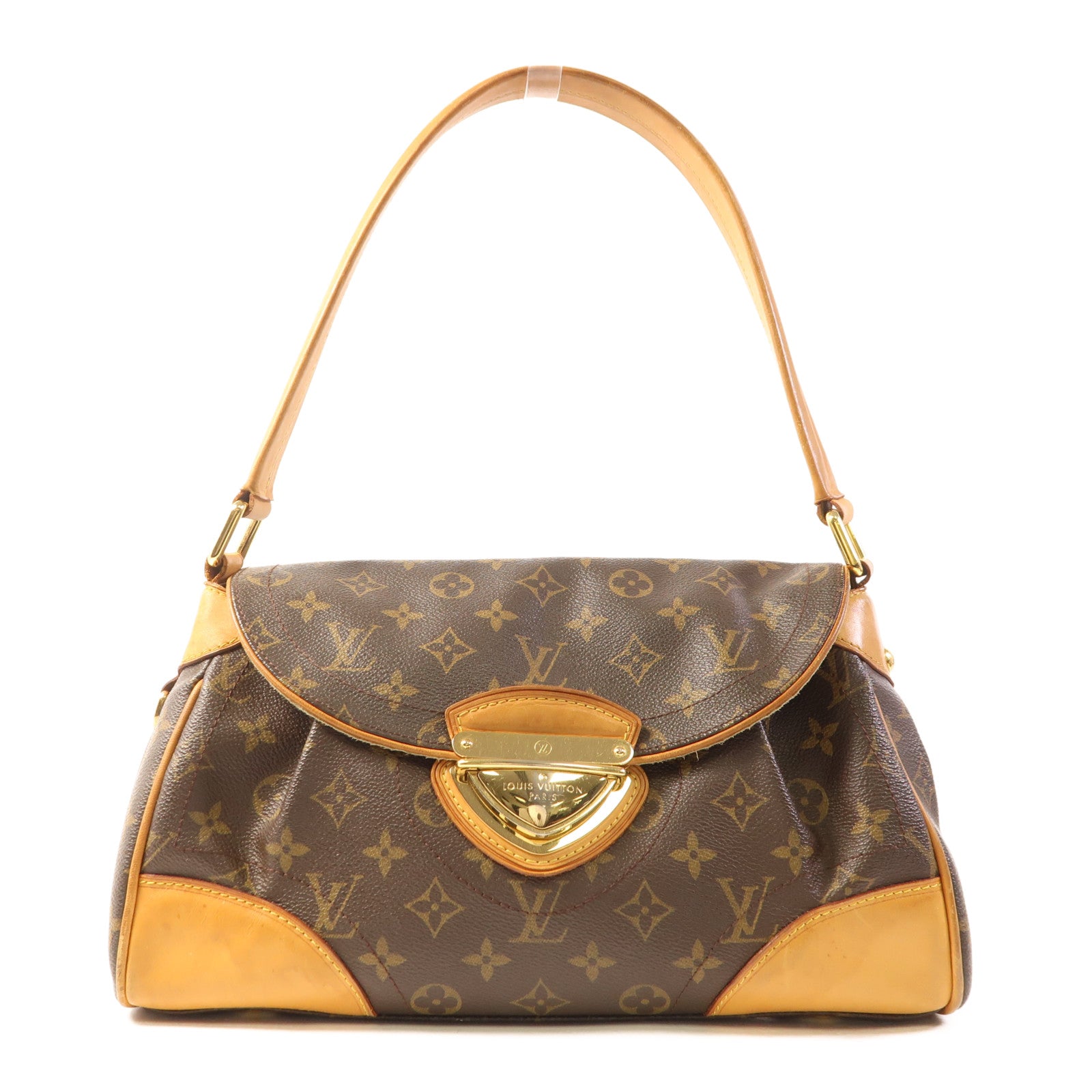 LOUIS VUITTON 【激減優惠】Monogram Beverly MM金扣肩背袋