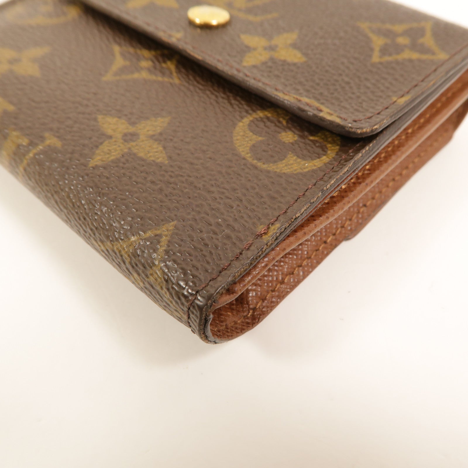 LOUIS VUITTON Monogram Portefeuille Elise Wallet金扣錢包