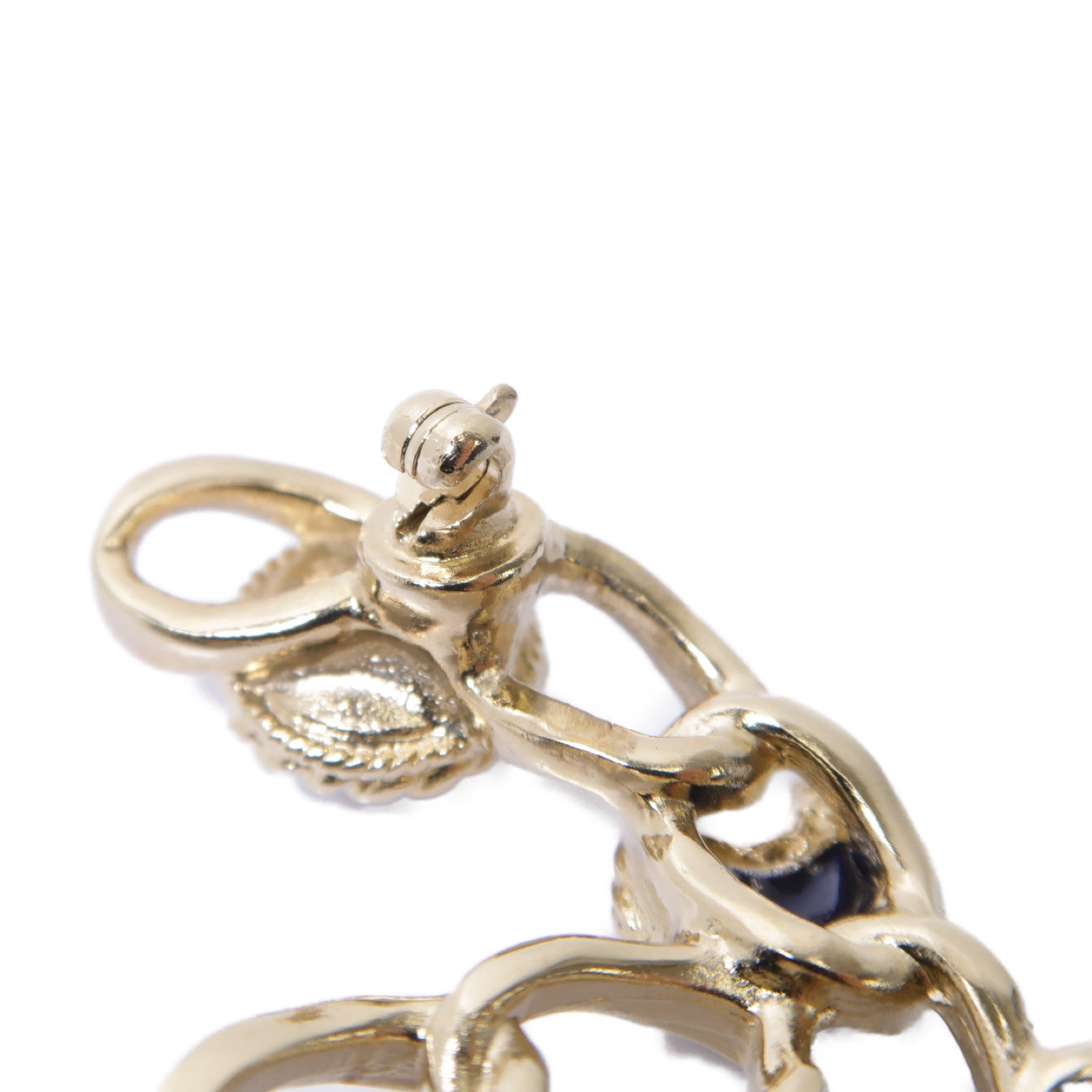CHANEL 金屬Brooch胸針金色/白色/深藍色