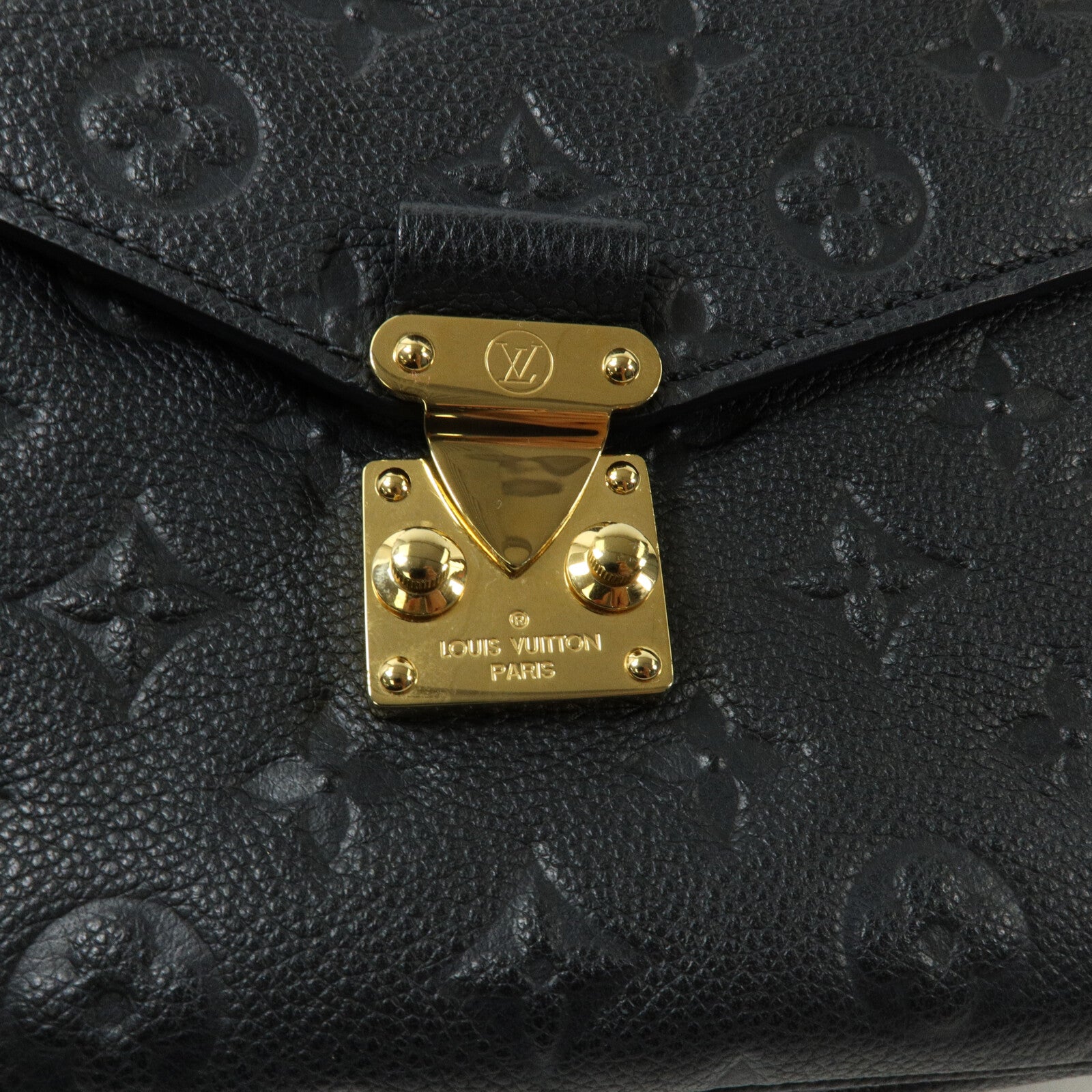 LOUIS VUITTON Monogram Empreinte Pochette Metis金扣手挽肩背兩用袋