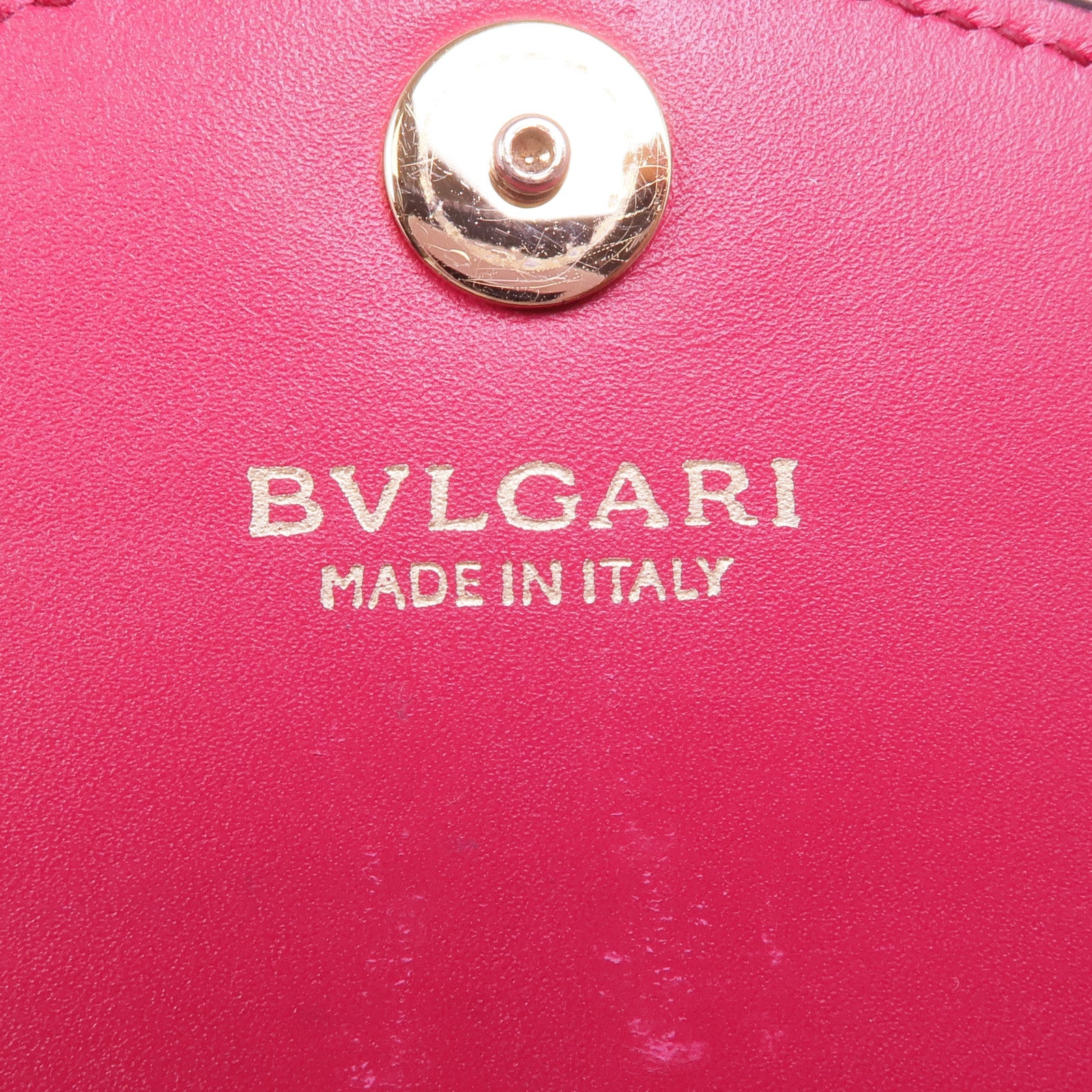 BVLGARI 牛皮皮革Serpenti Forever Wallet金扣長錢包