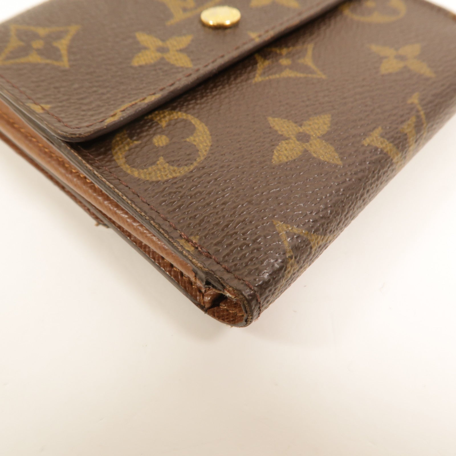LOUIS VUITTON Monogram Portefeuille Elise Wallet金扣錢包