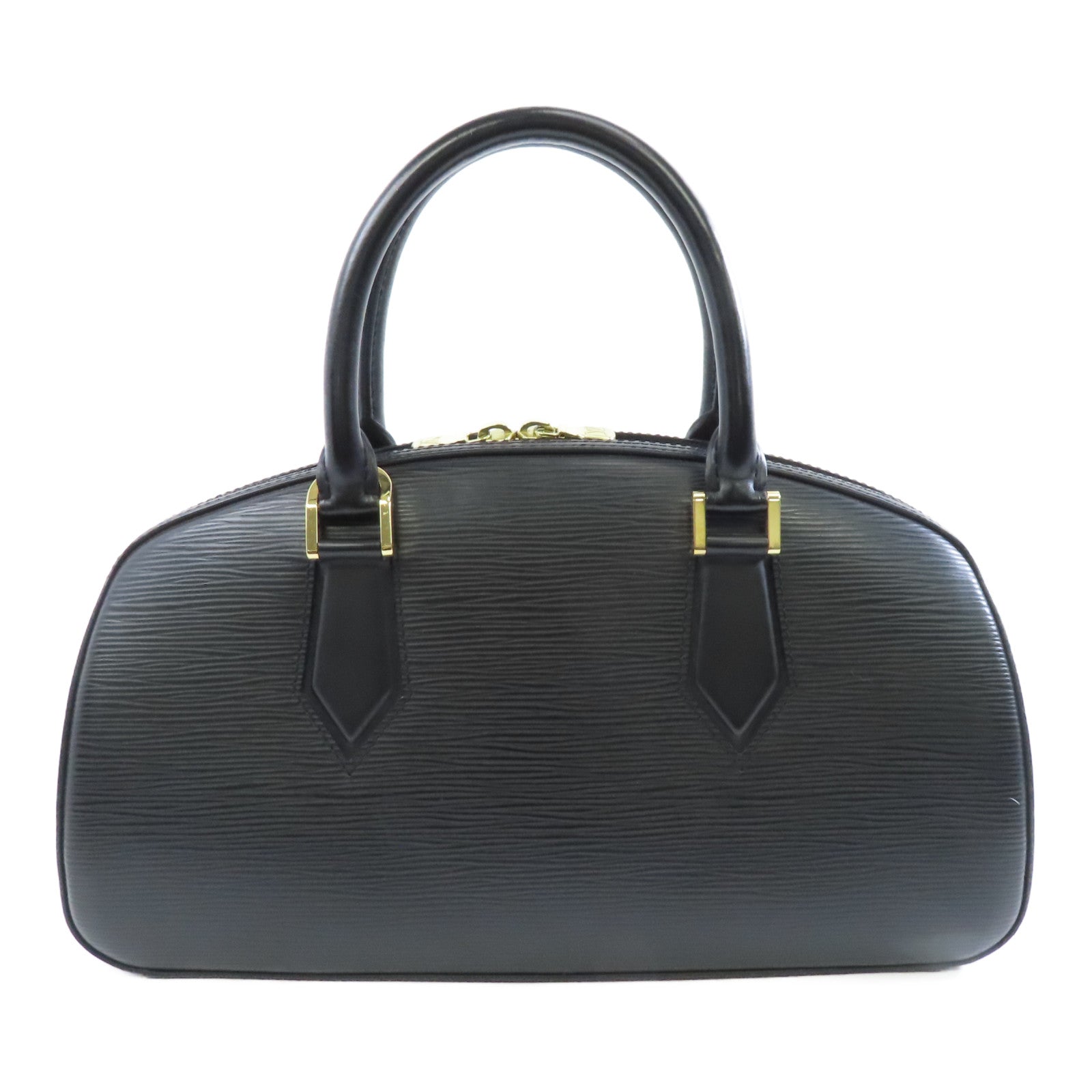 LOUIS VUITTON Epi Jasmin金扣手挽袋黑色