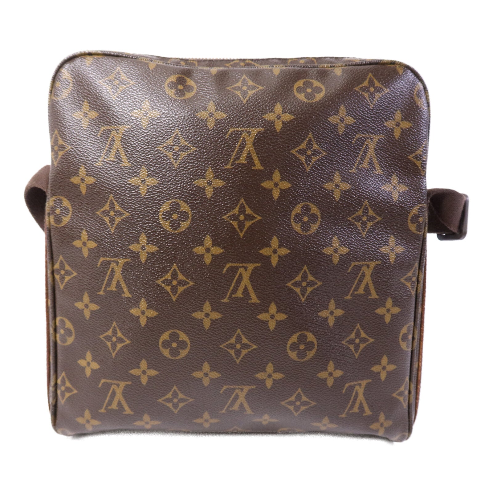 LOUIS VUITTON Monogram Trotteur Beaubourg金扣肩背袋