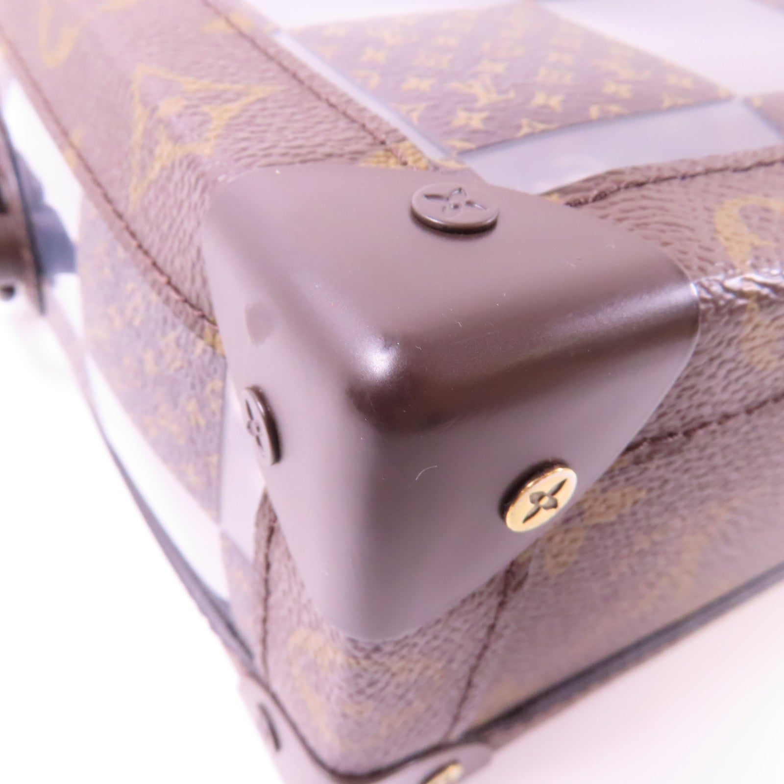 LOUIS VUITTON 【激減優惠】Monogram Cress Soft Trunk金扣肩背袋啡色