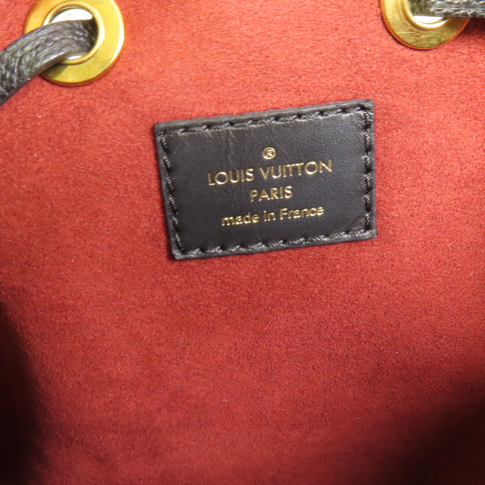 LOUIS VUITTON Monogram Empreinte Bicolor Neo Noe MM金扣手挽肩背兩用袋