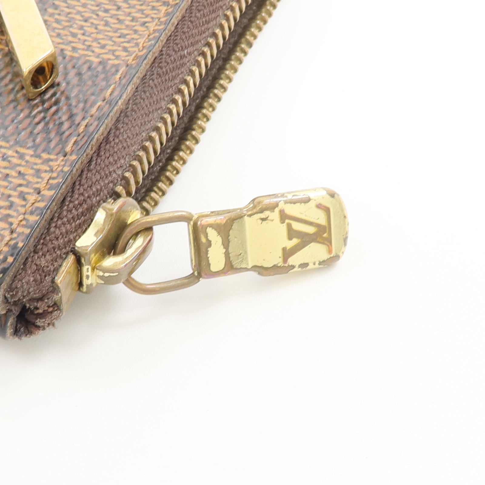 LOUIS VUITTON Damier Pochette Cles零錢包