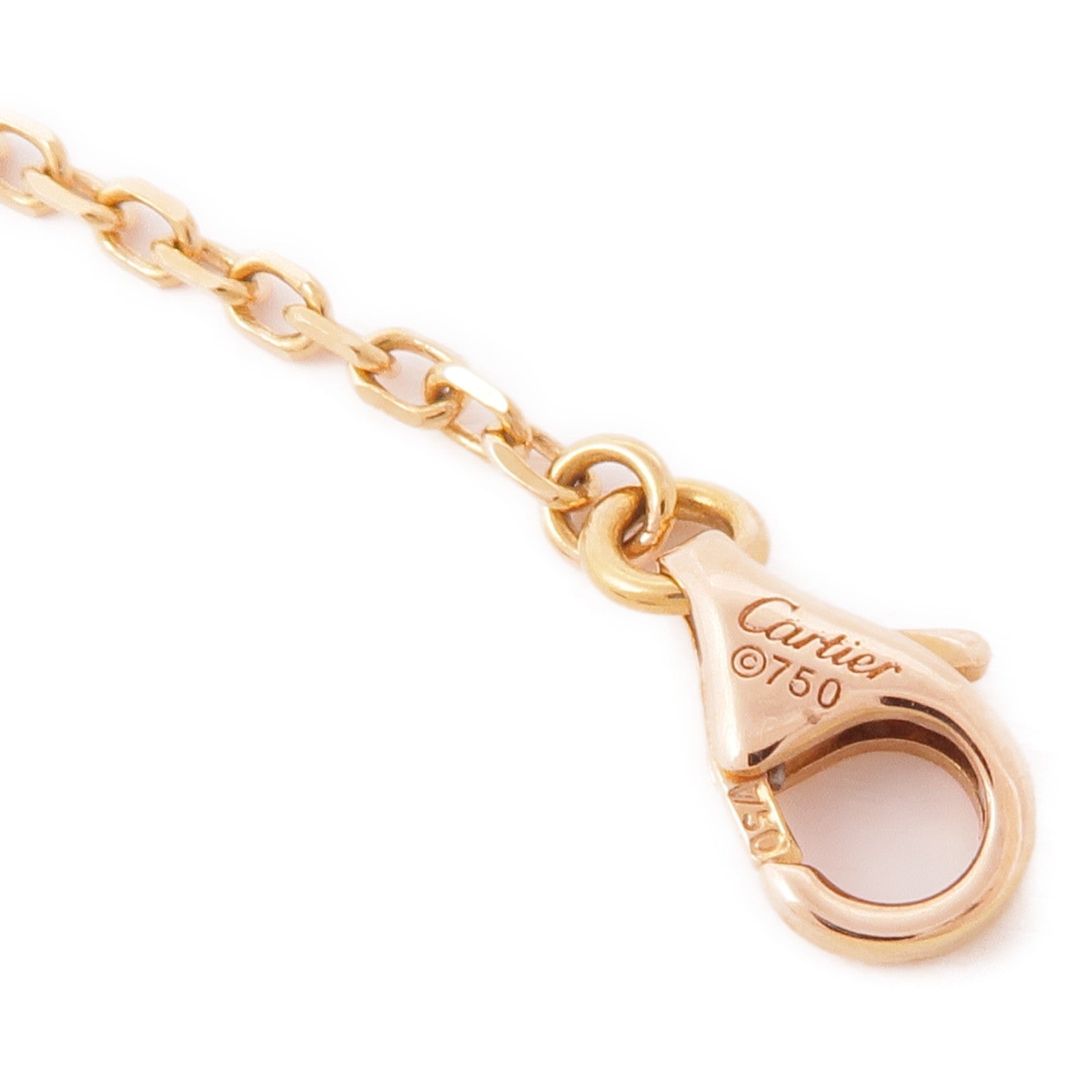 CARTIER 【激減優惠】18K黃金/白金/玫瑰金Trinity Necklace鑽石項鍊