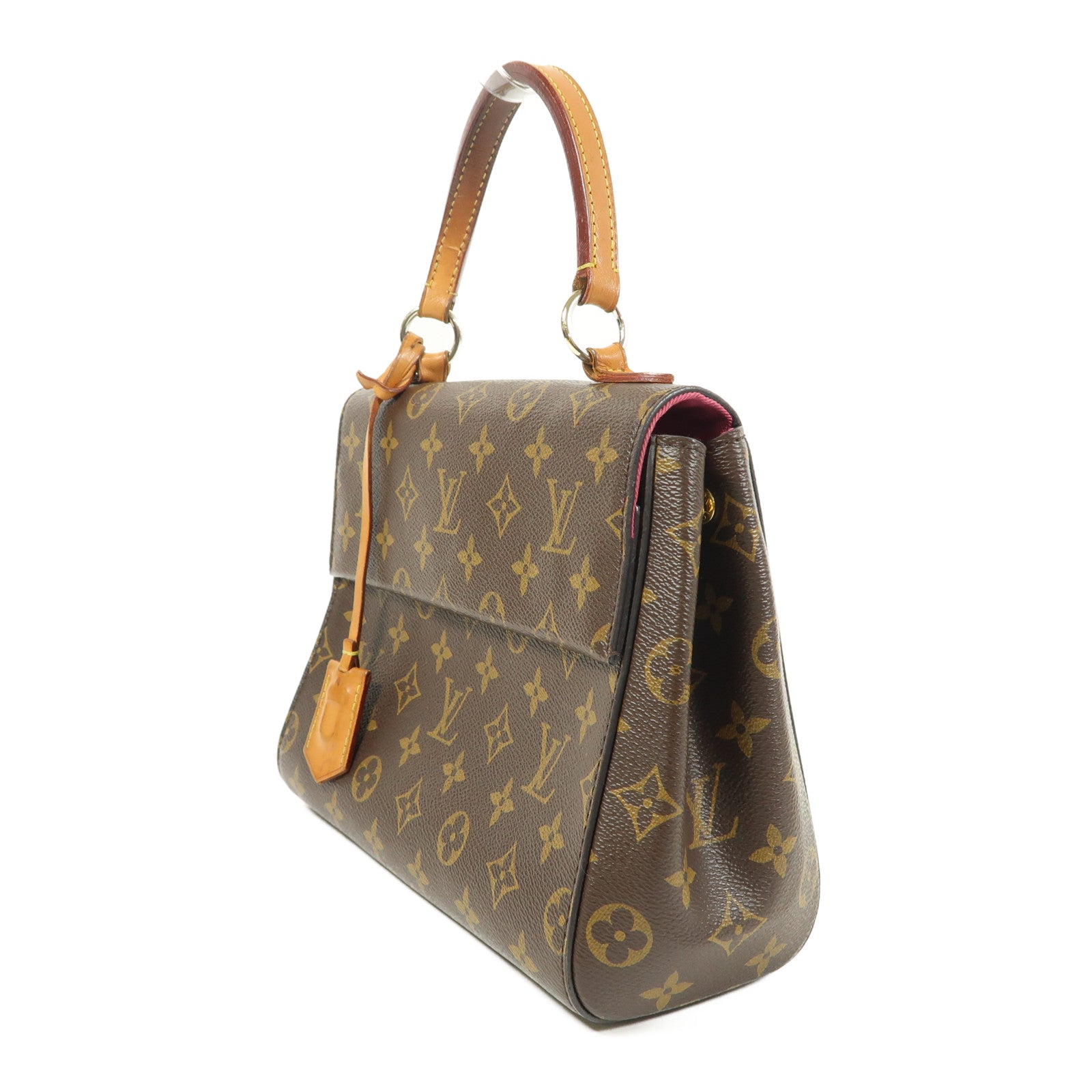 LOUIS VUITTON Monogram Cluny BB金扣手挽肩背兩用袋