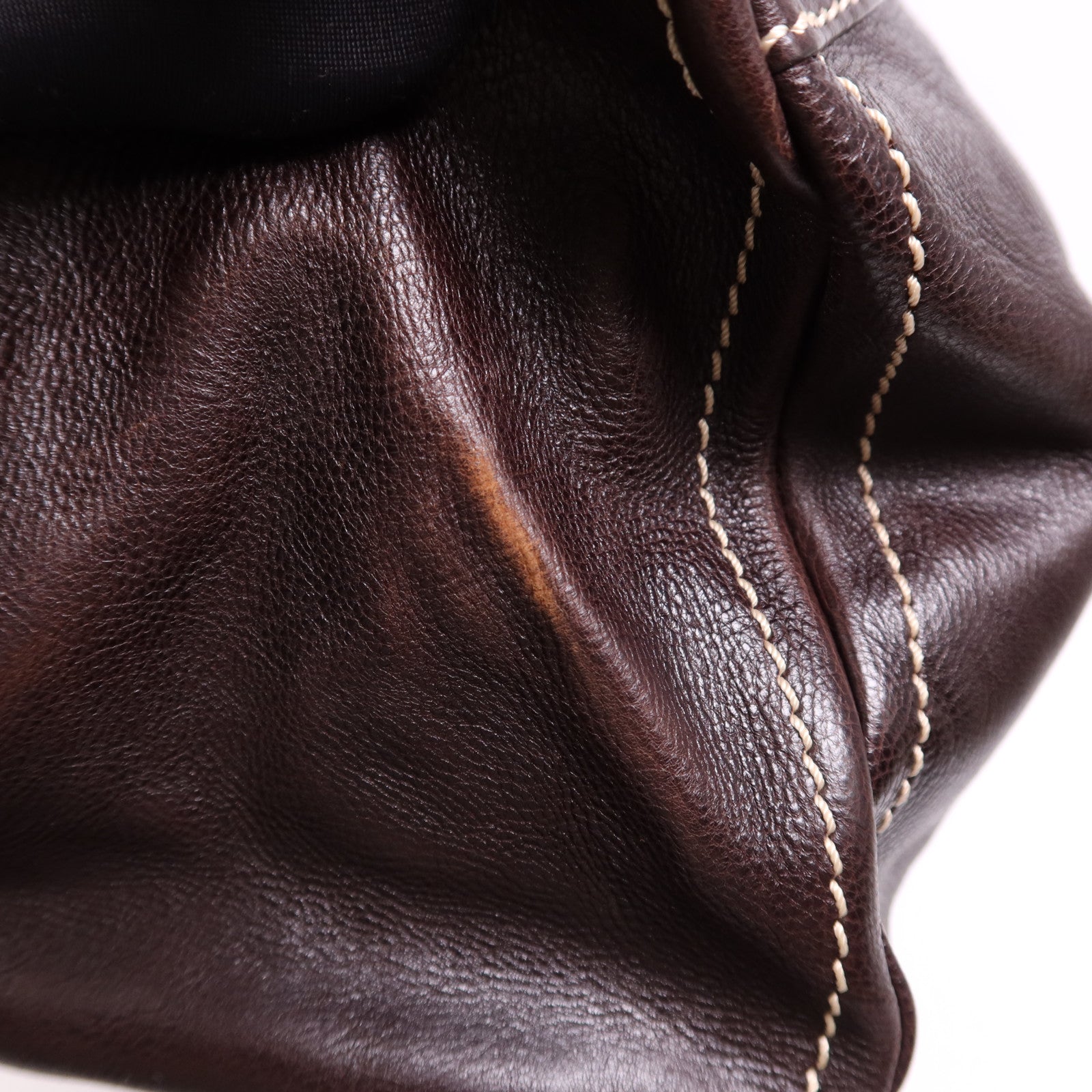 CELINE 牛皮皮革Bowling Bag金扣肩背袋