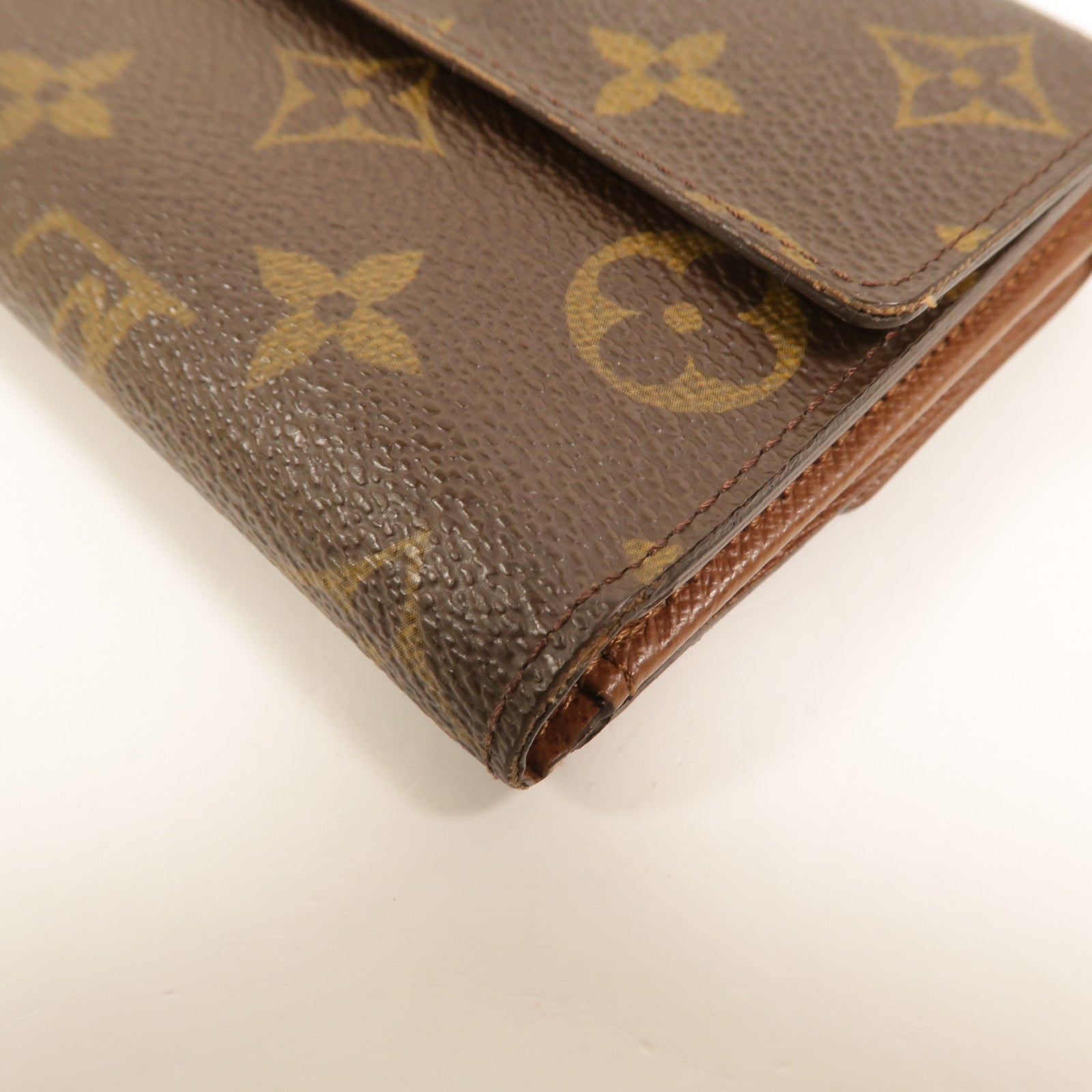 LOUIS VUITTON Monogram Portefeuille Elise Wallet金扣錢包