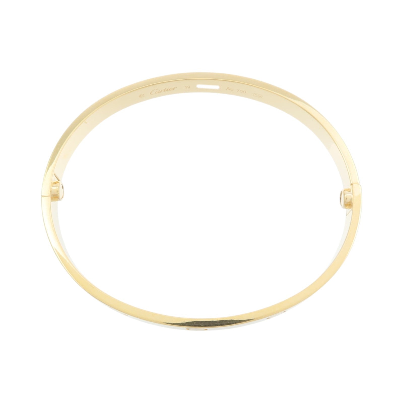 CARTIER 18K黃金Love Bracelet手鐲