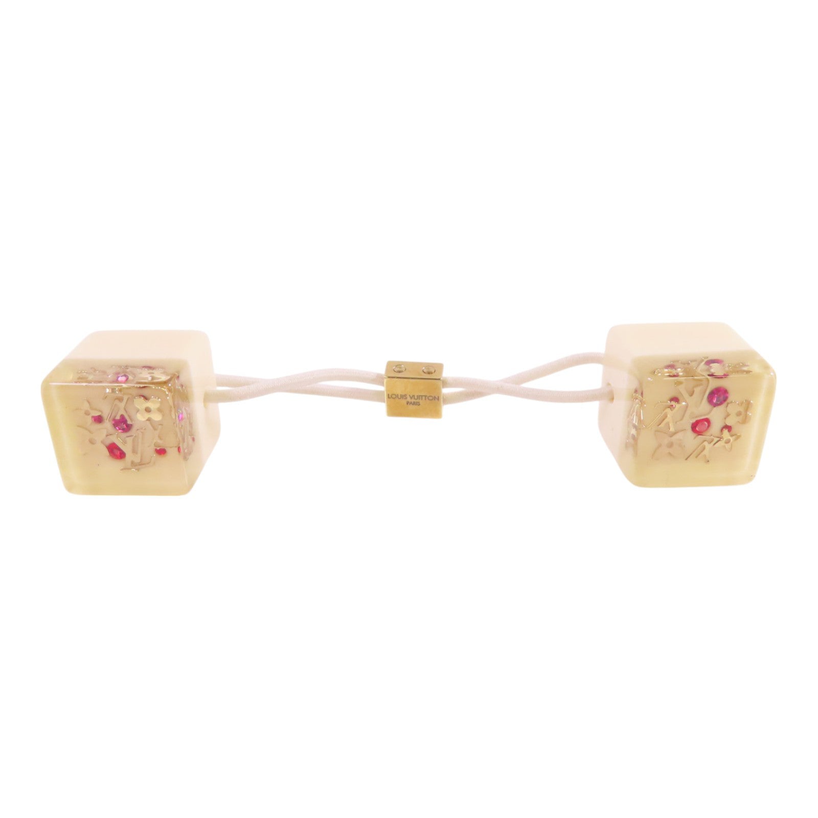 LOUIS VUITTON PVC/Resin Hair Cube髮夾