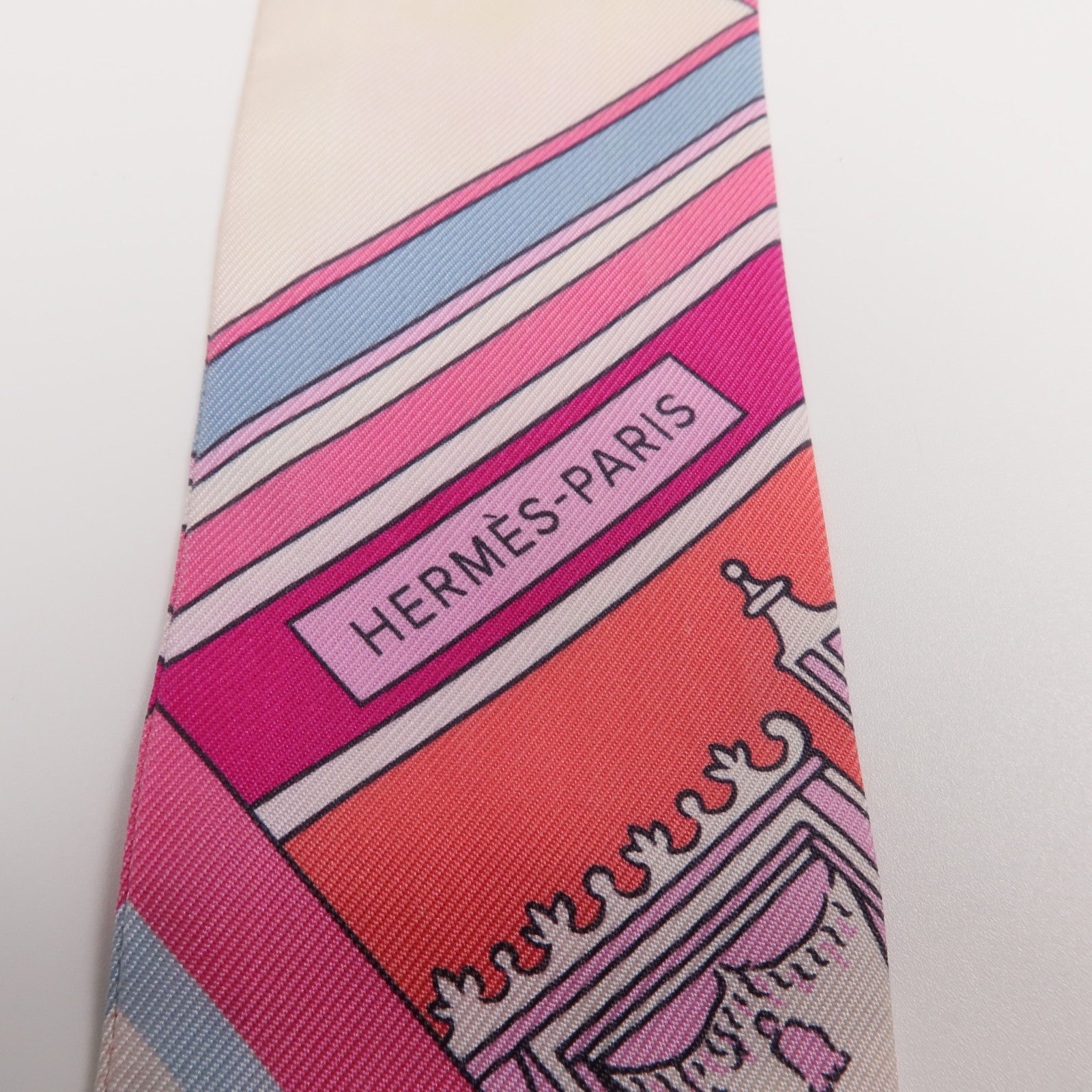 HERMES 絲質Twilly絲巾