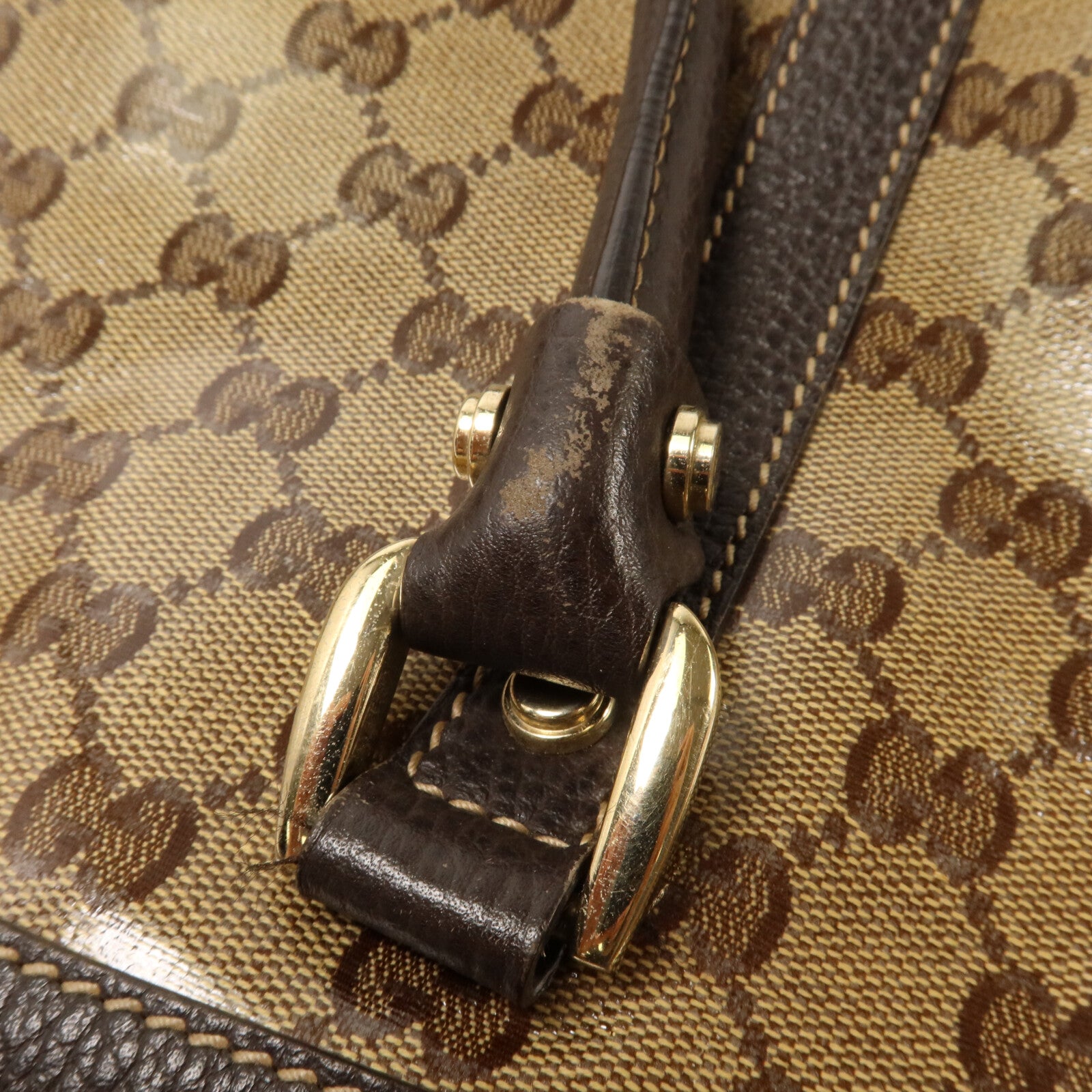 GUCCI 塗層帆布2 Way Shoulder手挽肩背兩用袋