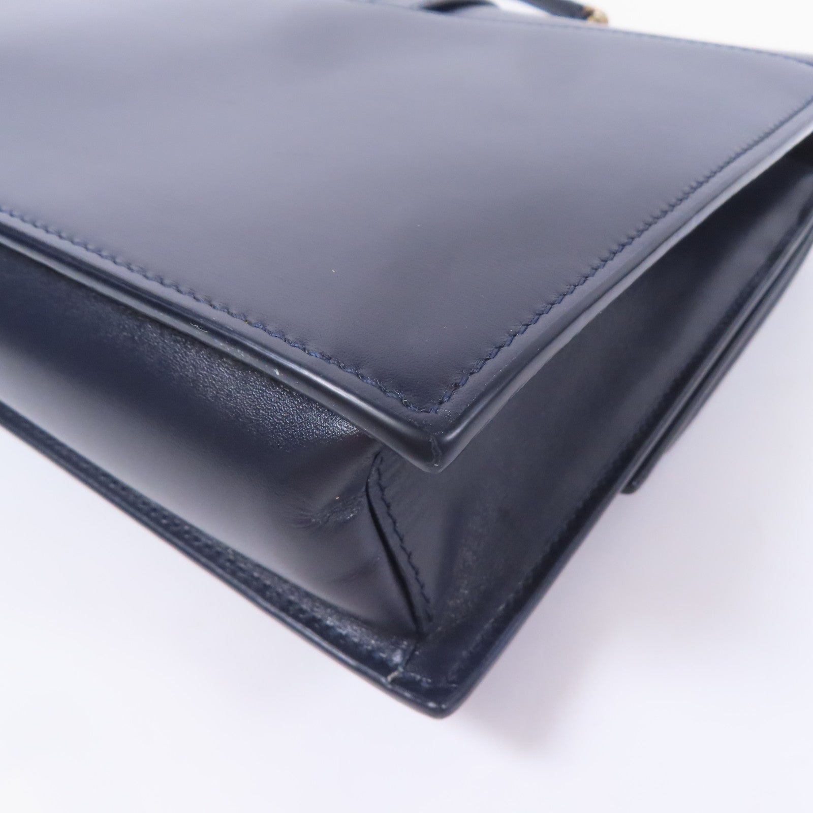 SAINT LAURENT 牛皮皮革Chain Shoulder金扣鏈帶肩背袋