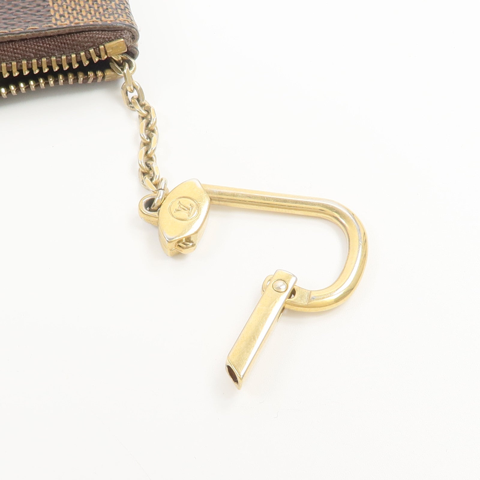 LOUIS VUITTON Damier Pochette Cles零錢包