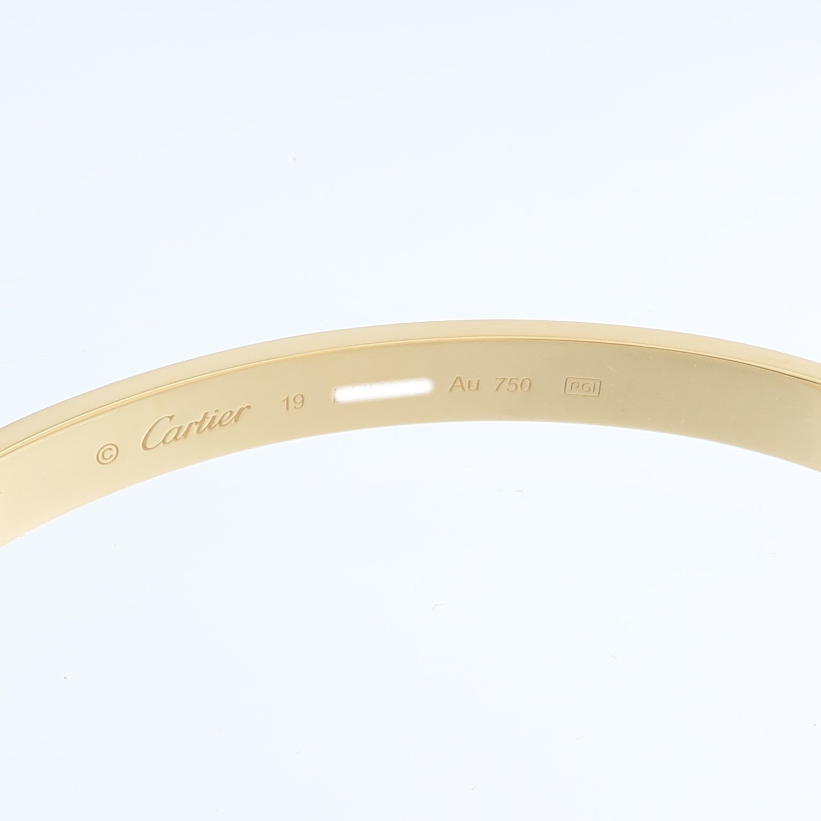CARTIER 18K黃金Love Bracelet手鐲