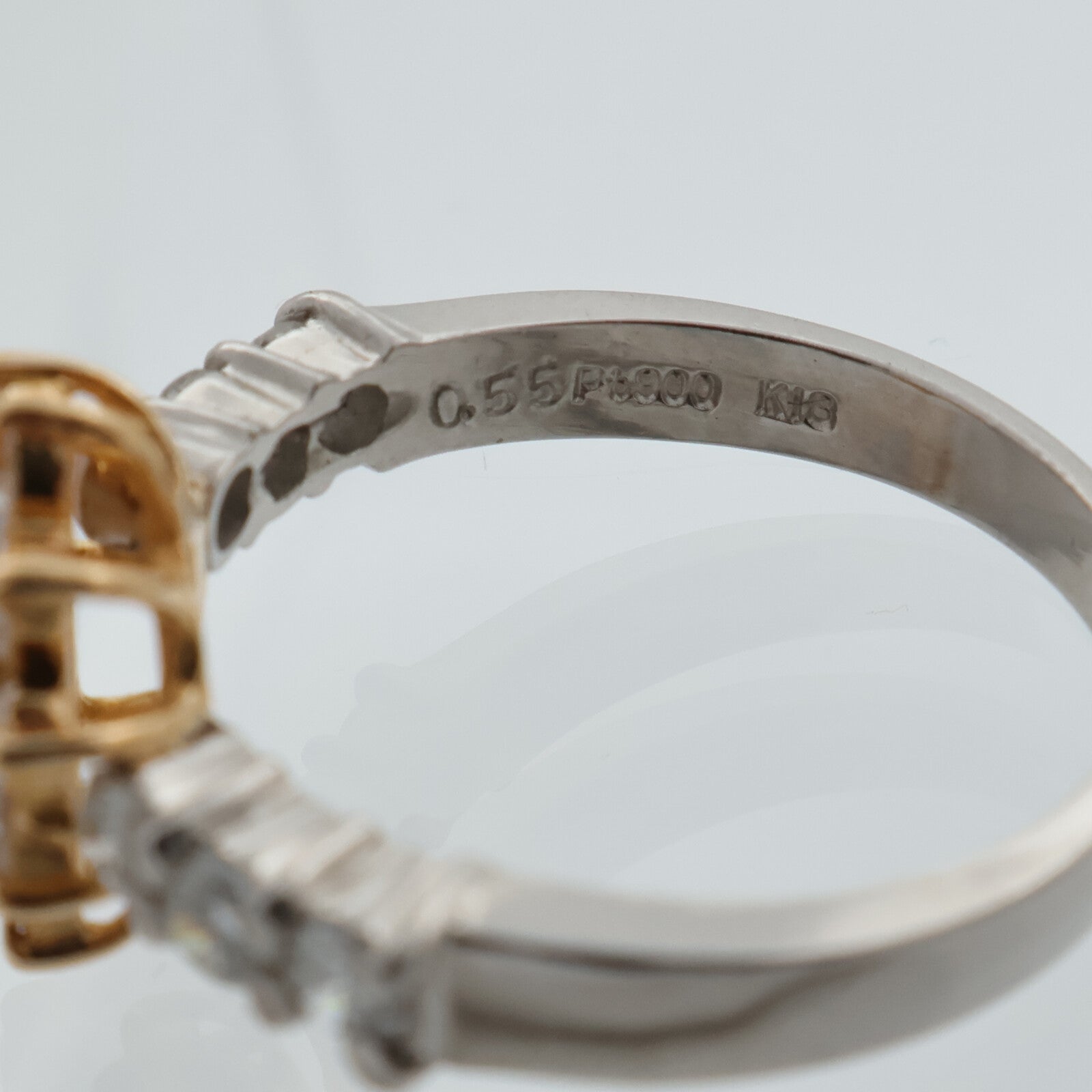 JEWELRY PT900鉑金/18K黃金/藍寶石Sapphire鑽石戒指