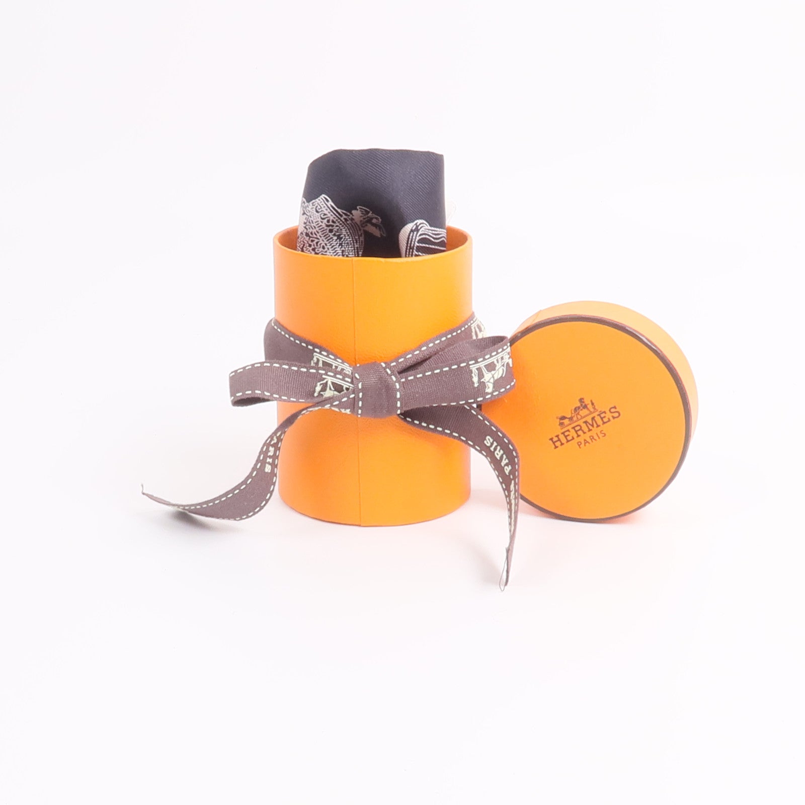HERMES 絲質Merveilleuses Lanternes Twilly絲巾Noir/Blanc