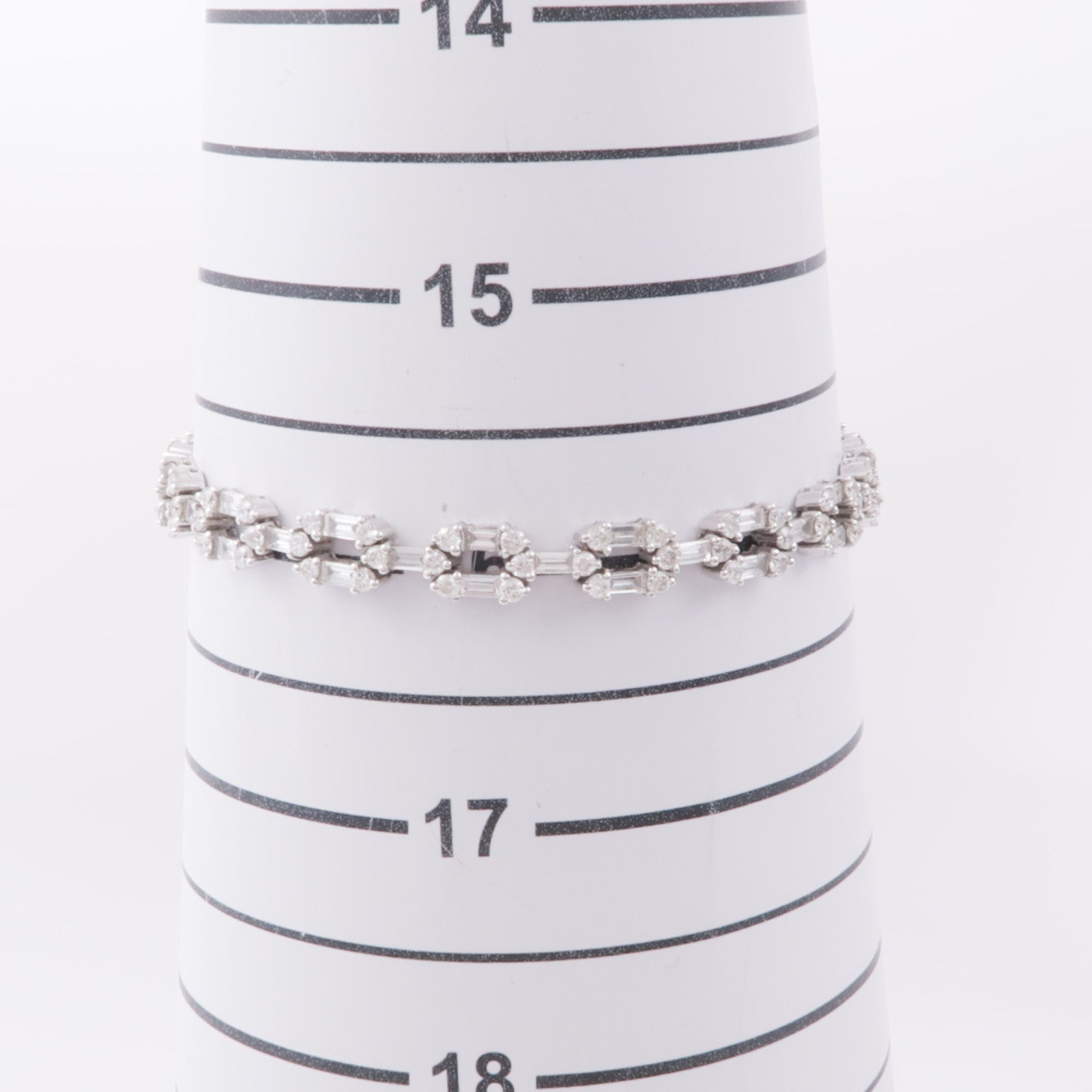 JEWELRY 18K白金Diamond Bracelet鑽石手鏈