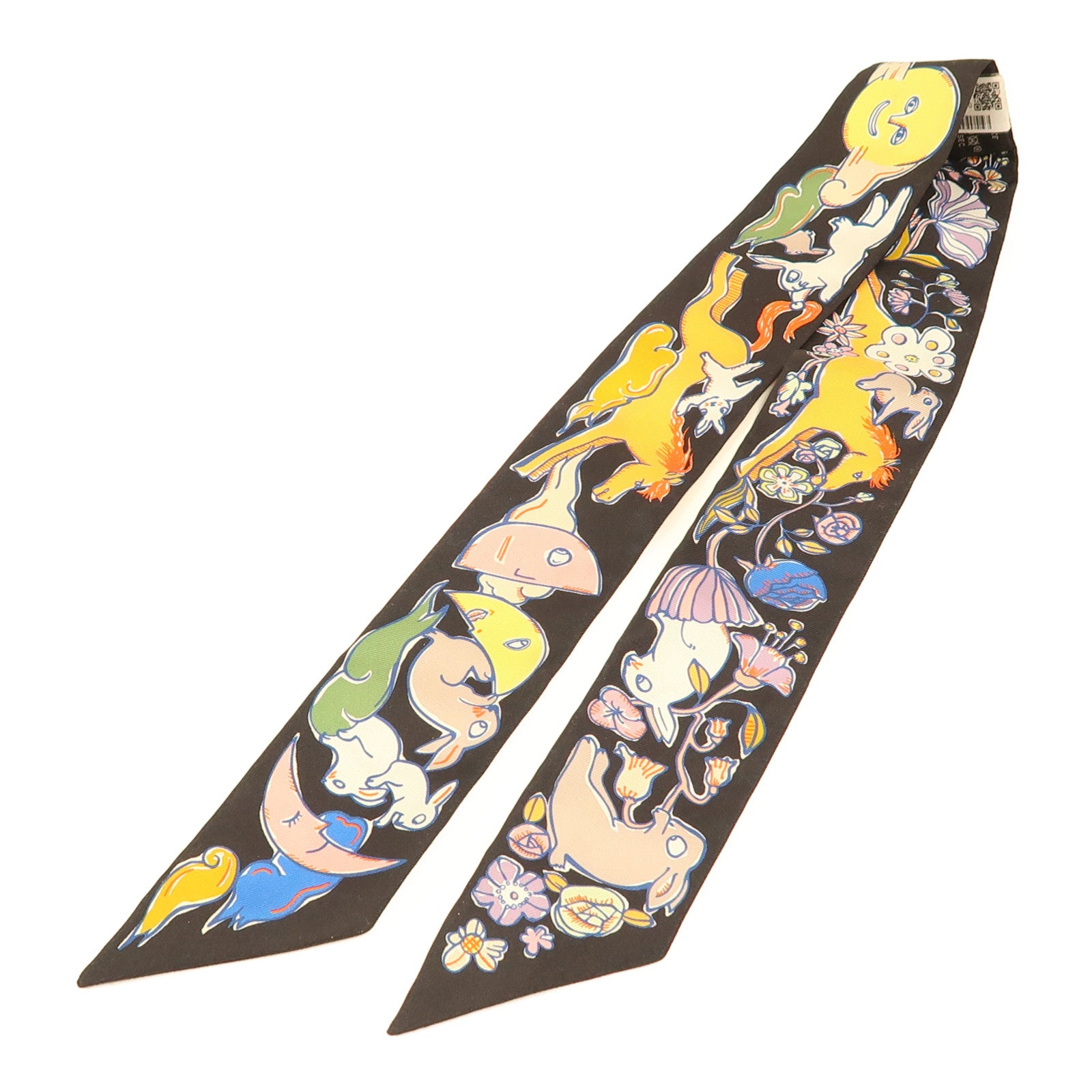 HERMES 絲質Twilly絲巾