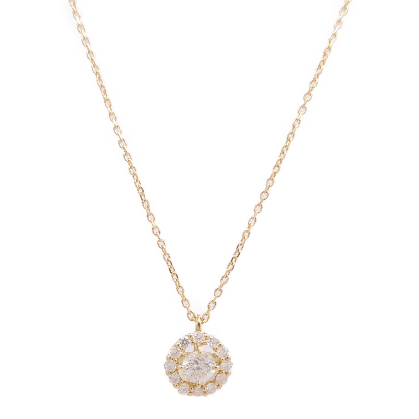 JEWELRY 18K黃金Diamond Necklace鑽石項鍊